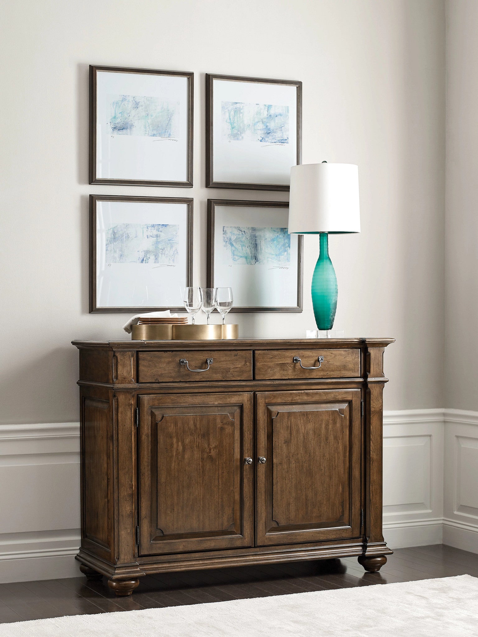 Kincaid Furniture Commonwealth Monte Buffet in Warm Brunette