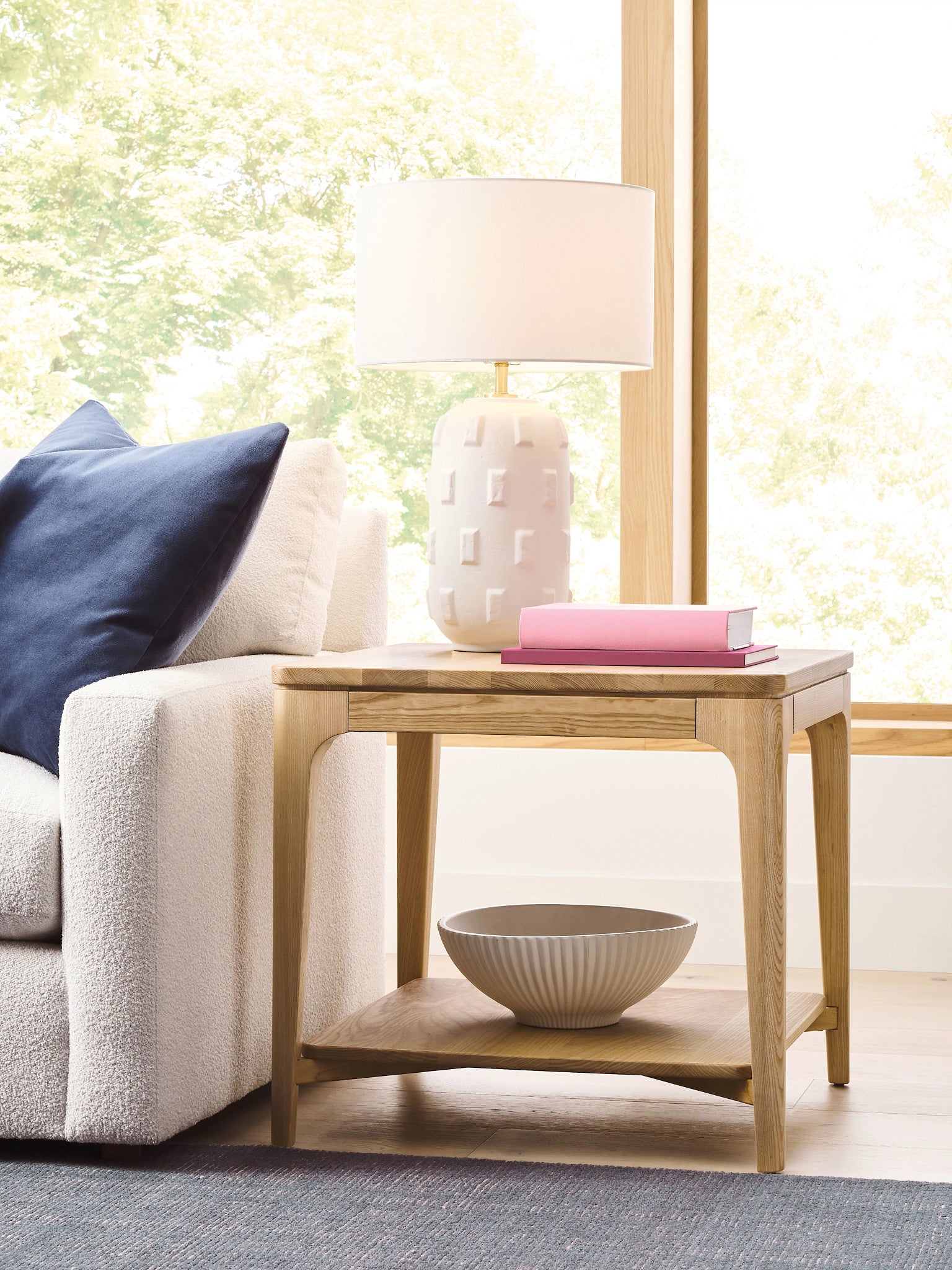 Kincaid Furniture Essence Newport Square End Table in Essence Ash