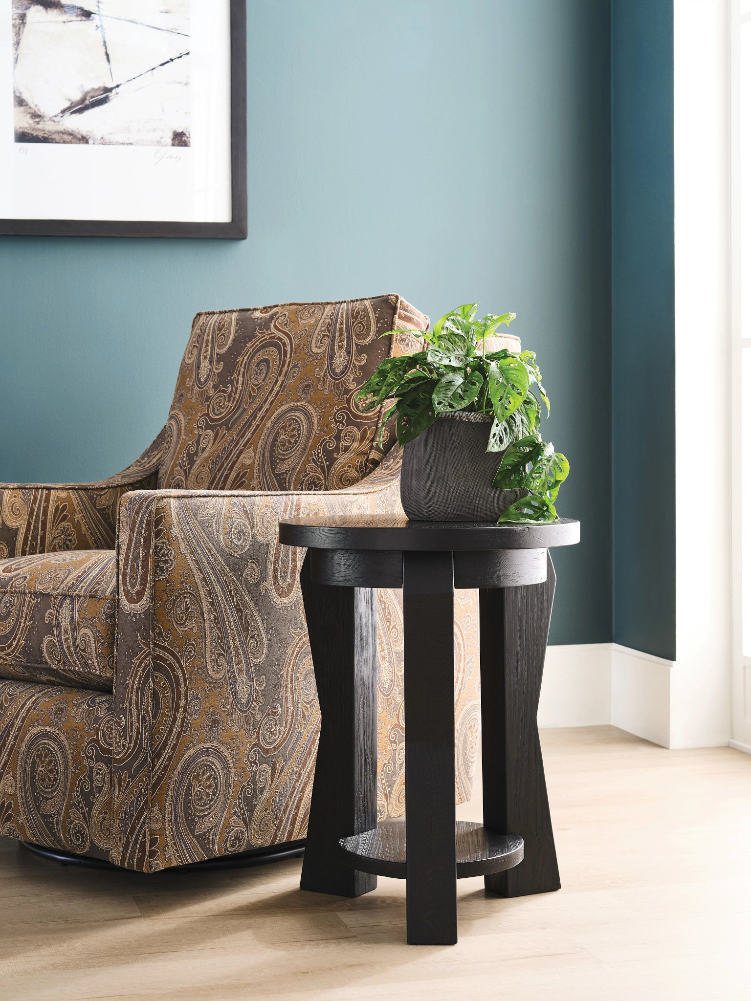 Kincaid Furniture Acquisitions-Freeport Side Table in Charchoal