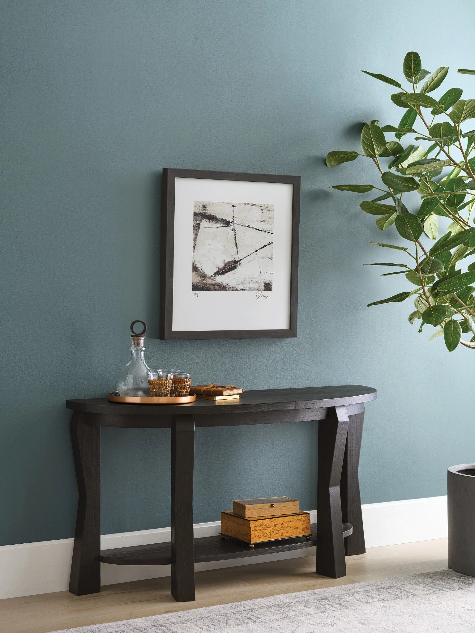 Kincaid Furniture Acquisitions-Freeport Sofa Table in Charchoal