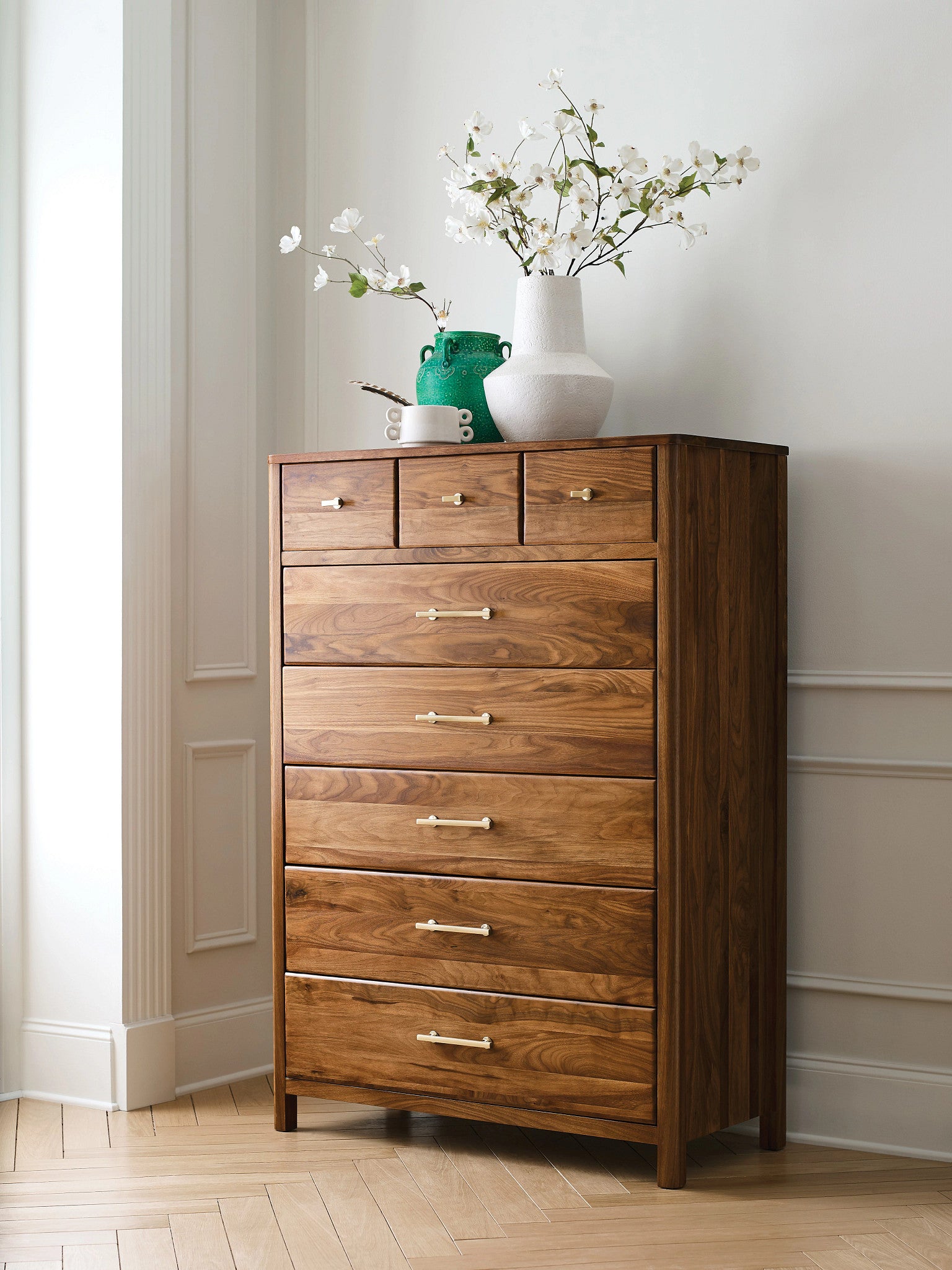 Kincaid Furniture Monogram Walnut Rockwood Chest in Walnut