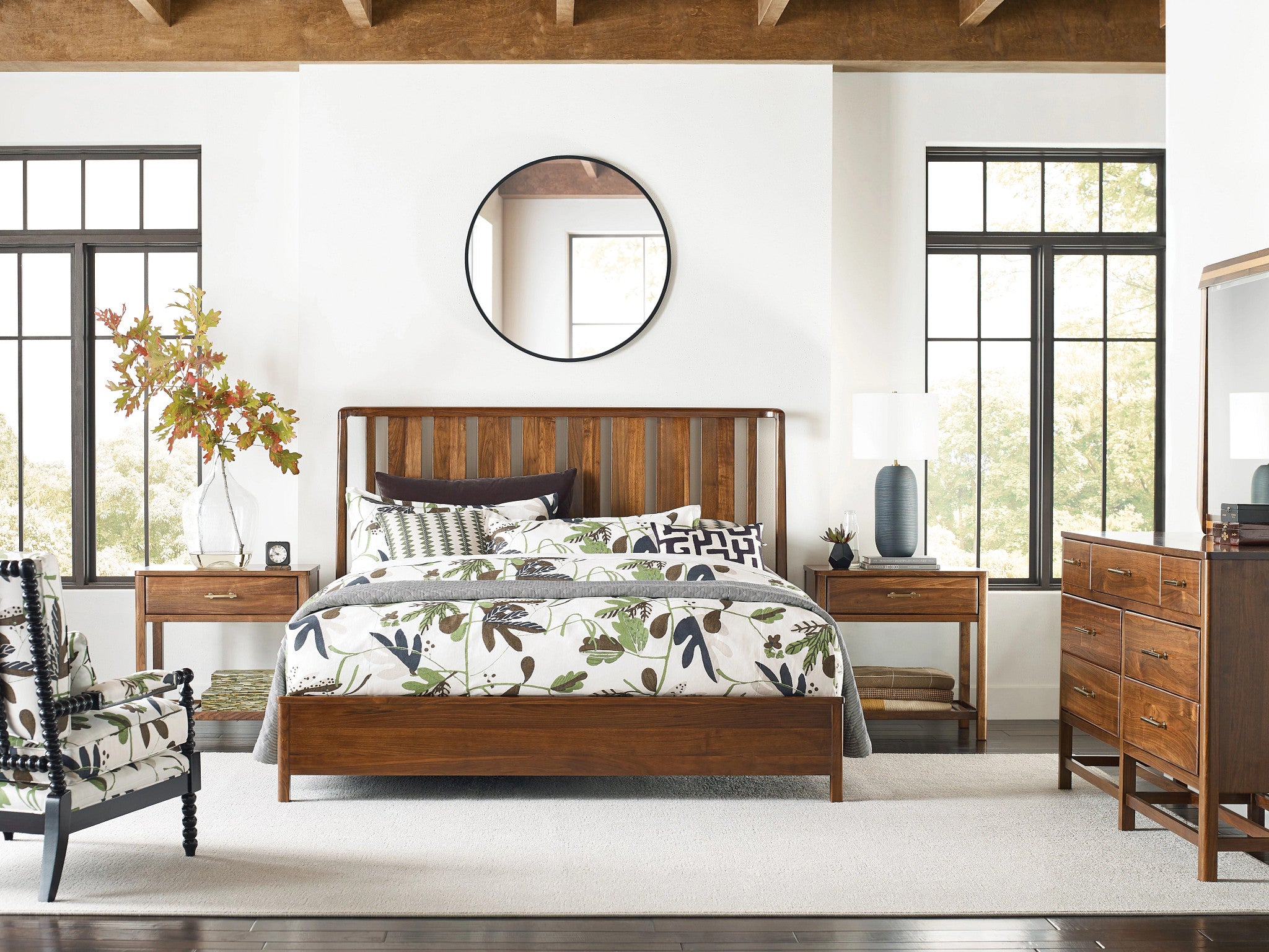 Kincaid Furniture Monogram Walnut Wonderland Seven Drawer Dresser in Walnut