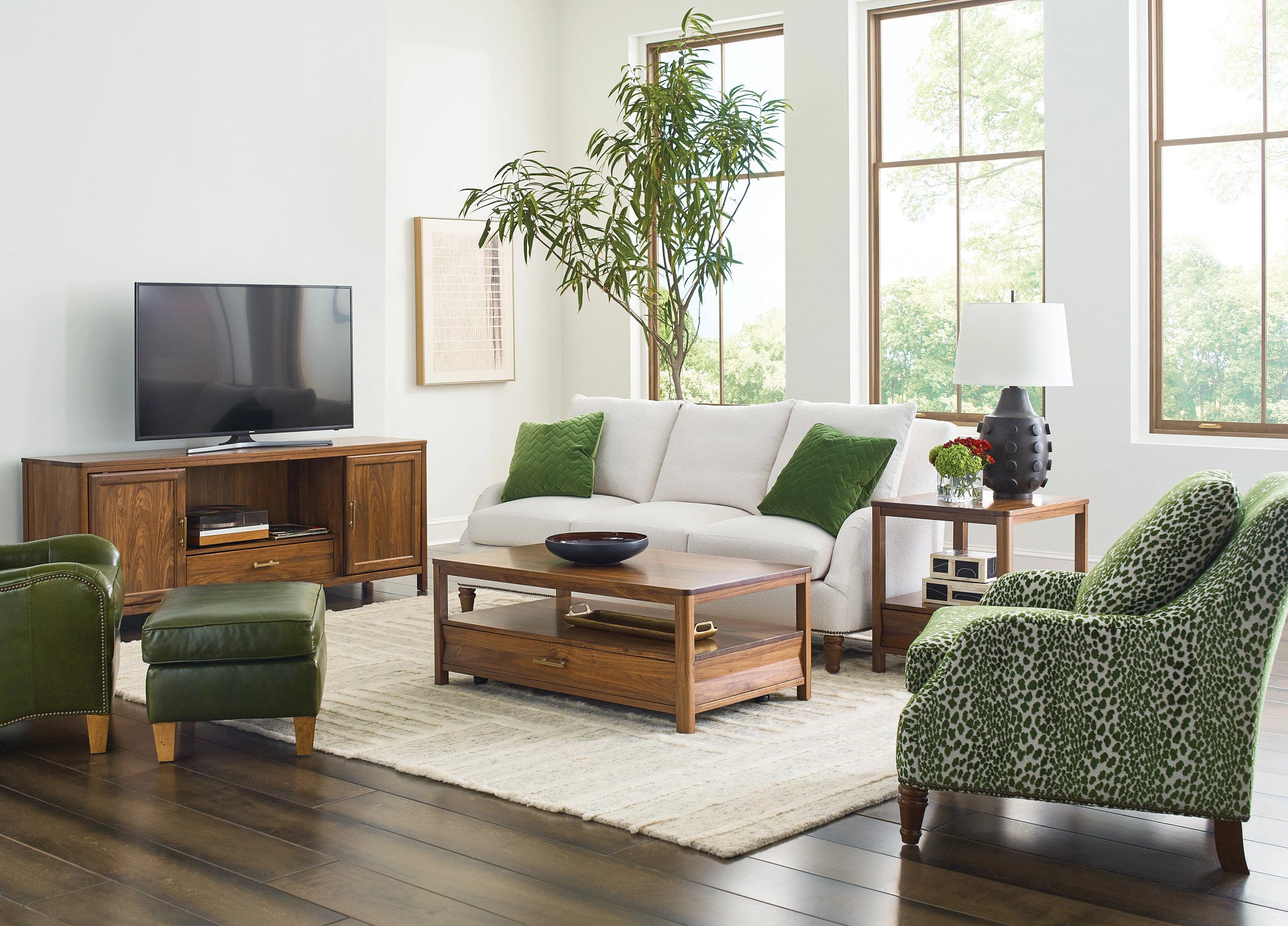 Kincaid Furniture Monogram Console in Walnut