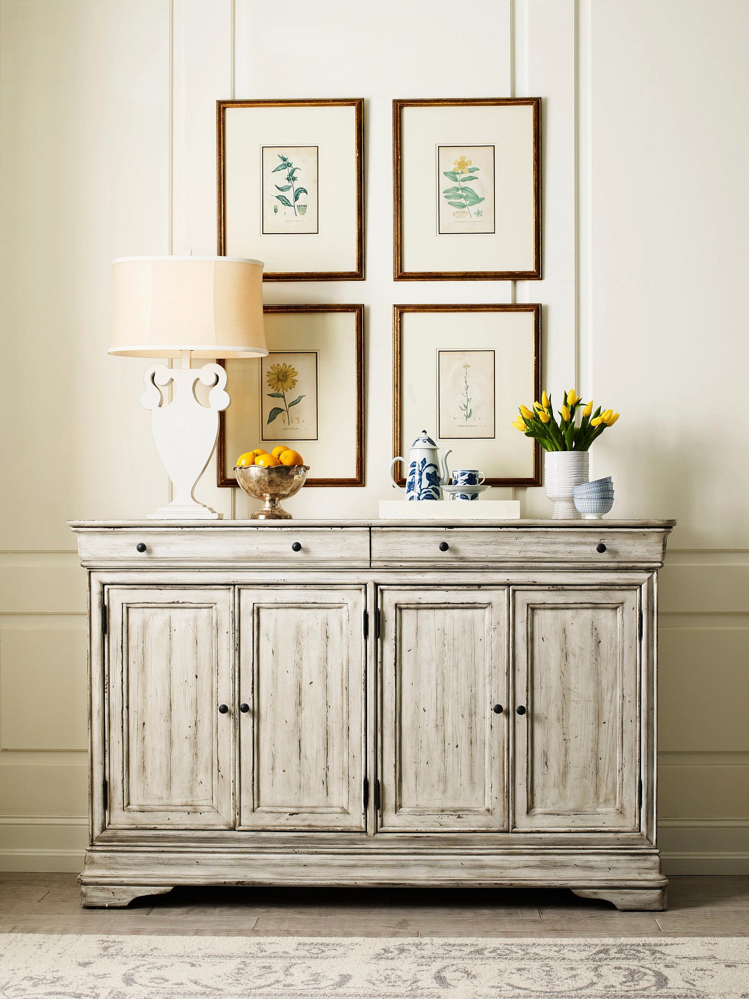 Kincaid Furniture Selwyn Amherst Buffet in Cottage White