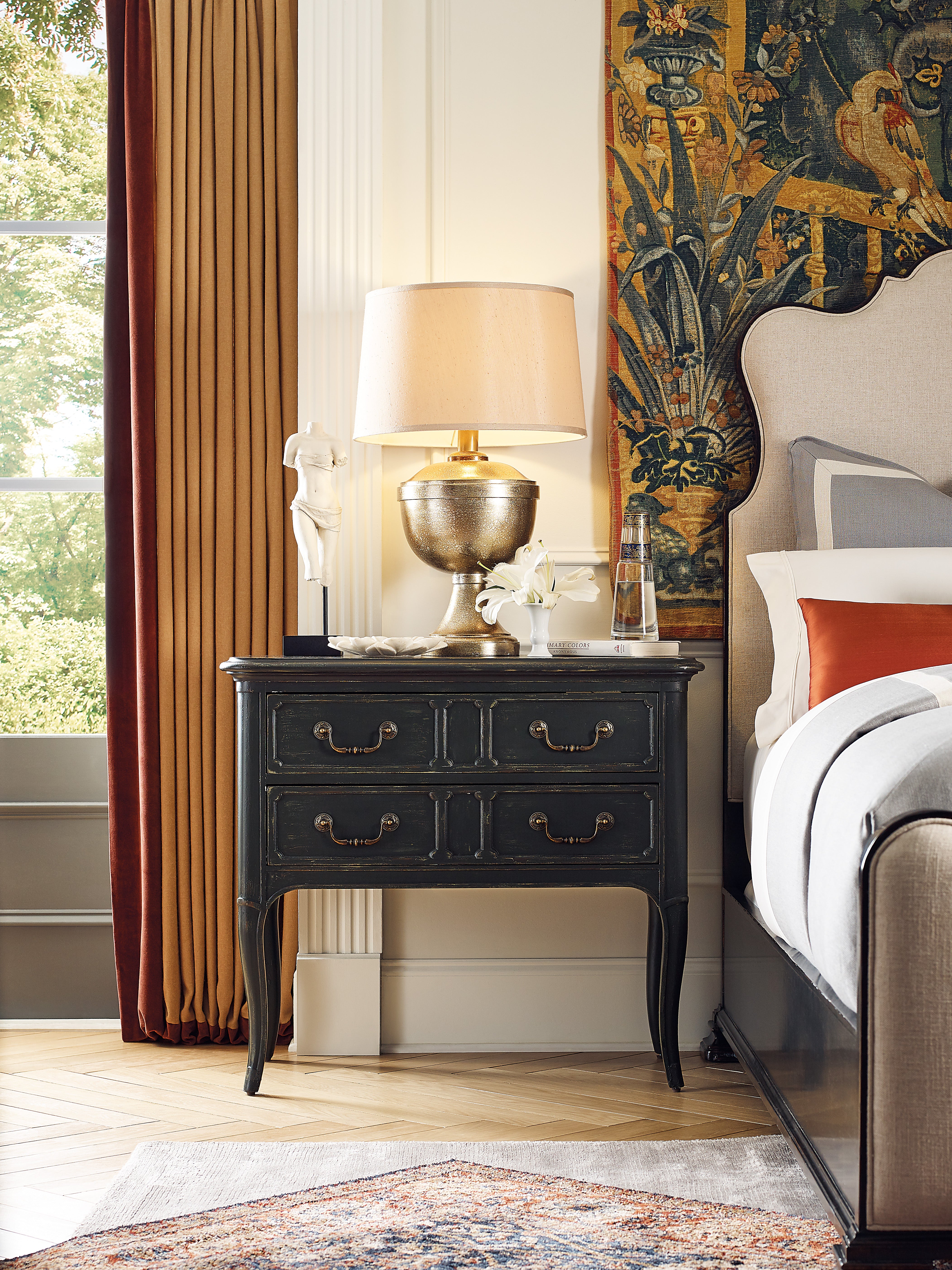 Hooker Furniture Charleston Two-Drawer Nightstand