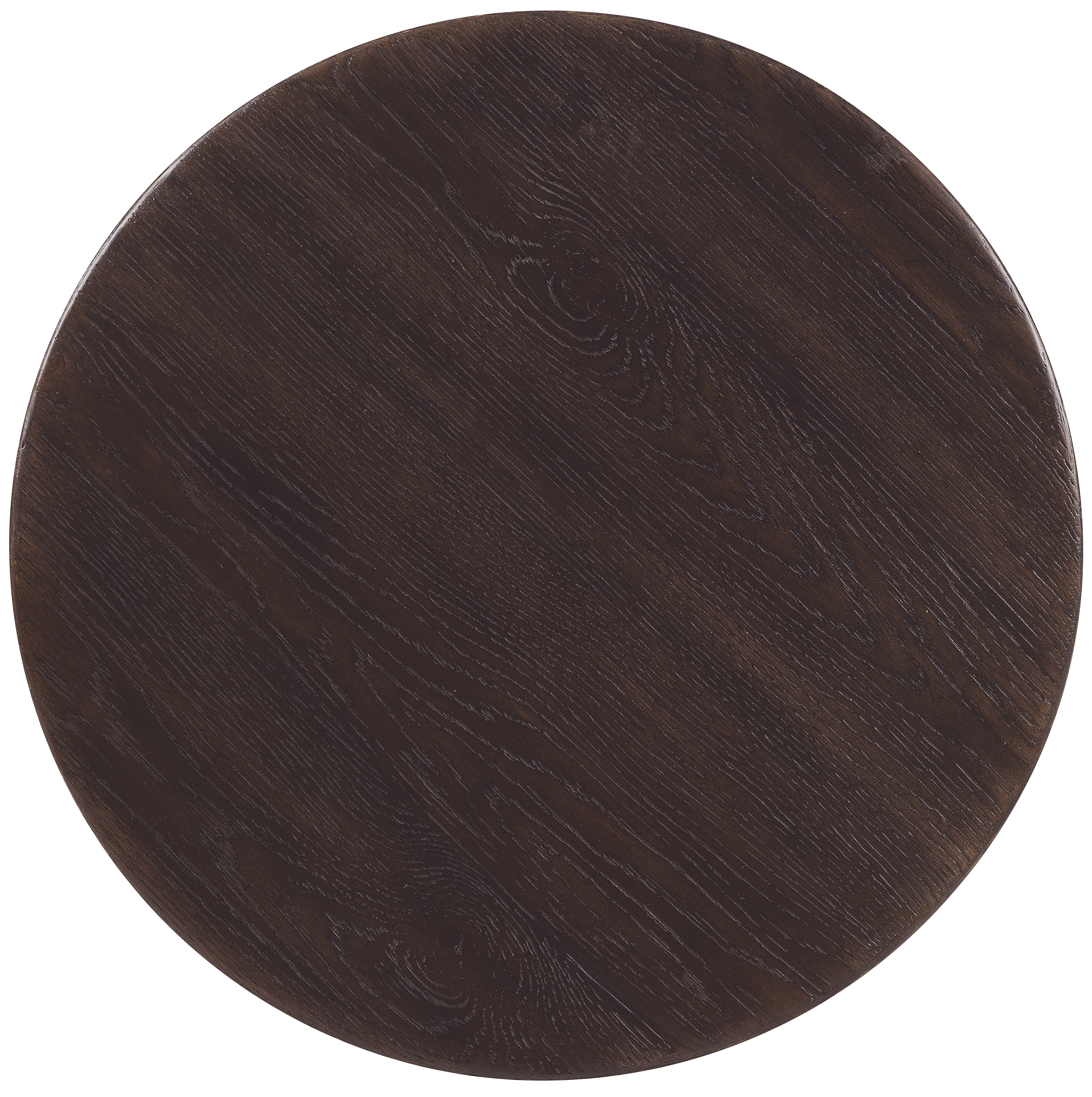 Hooker Furniture Driftwood Round End Table in Blacks