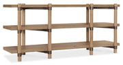 Hooker Furniture Vineyard Row Console in Light Wood
