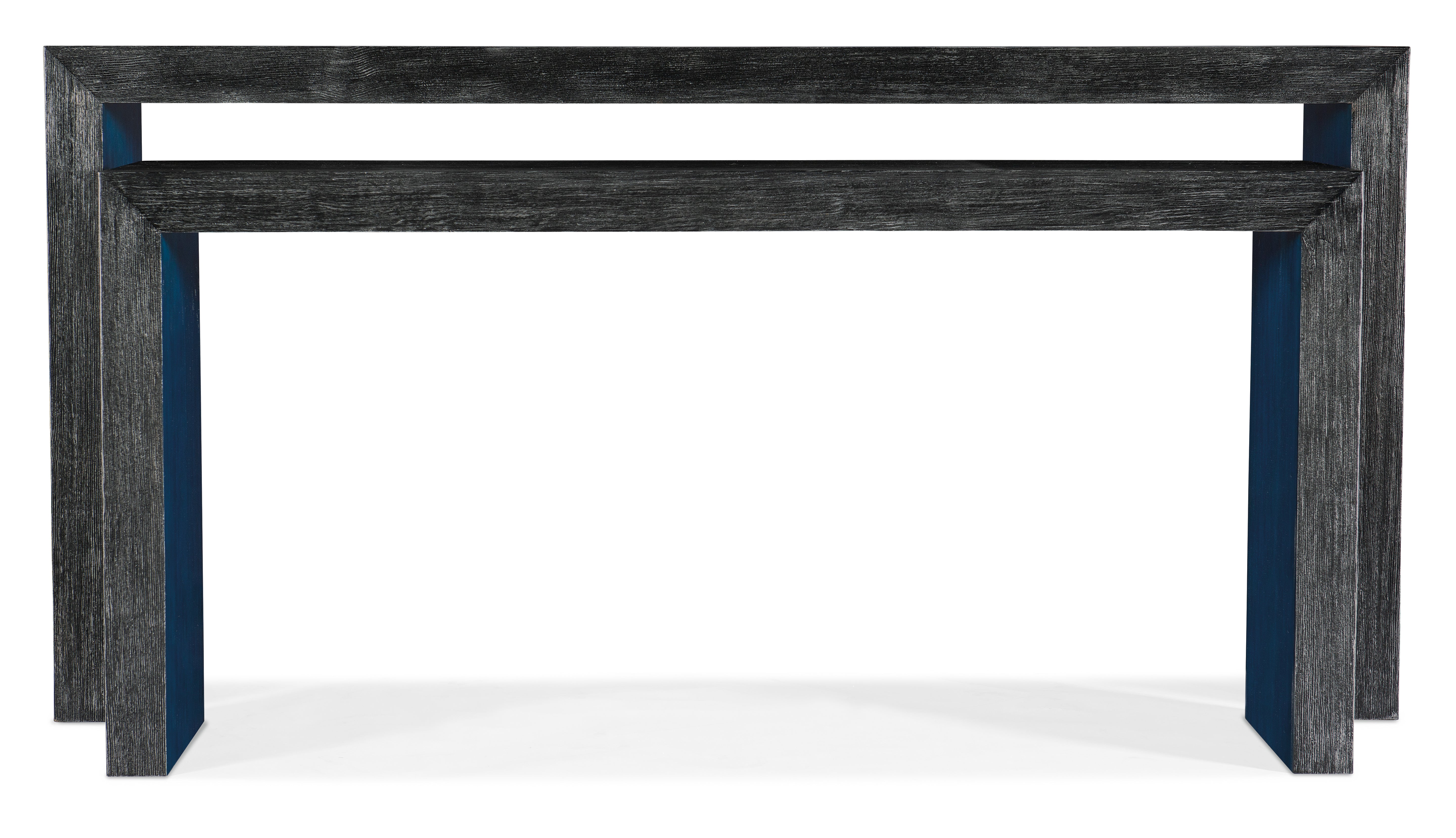 Hooker Furniture Melange Halen Nesting Sofa Tables in Blacks