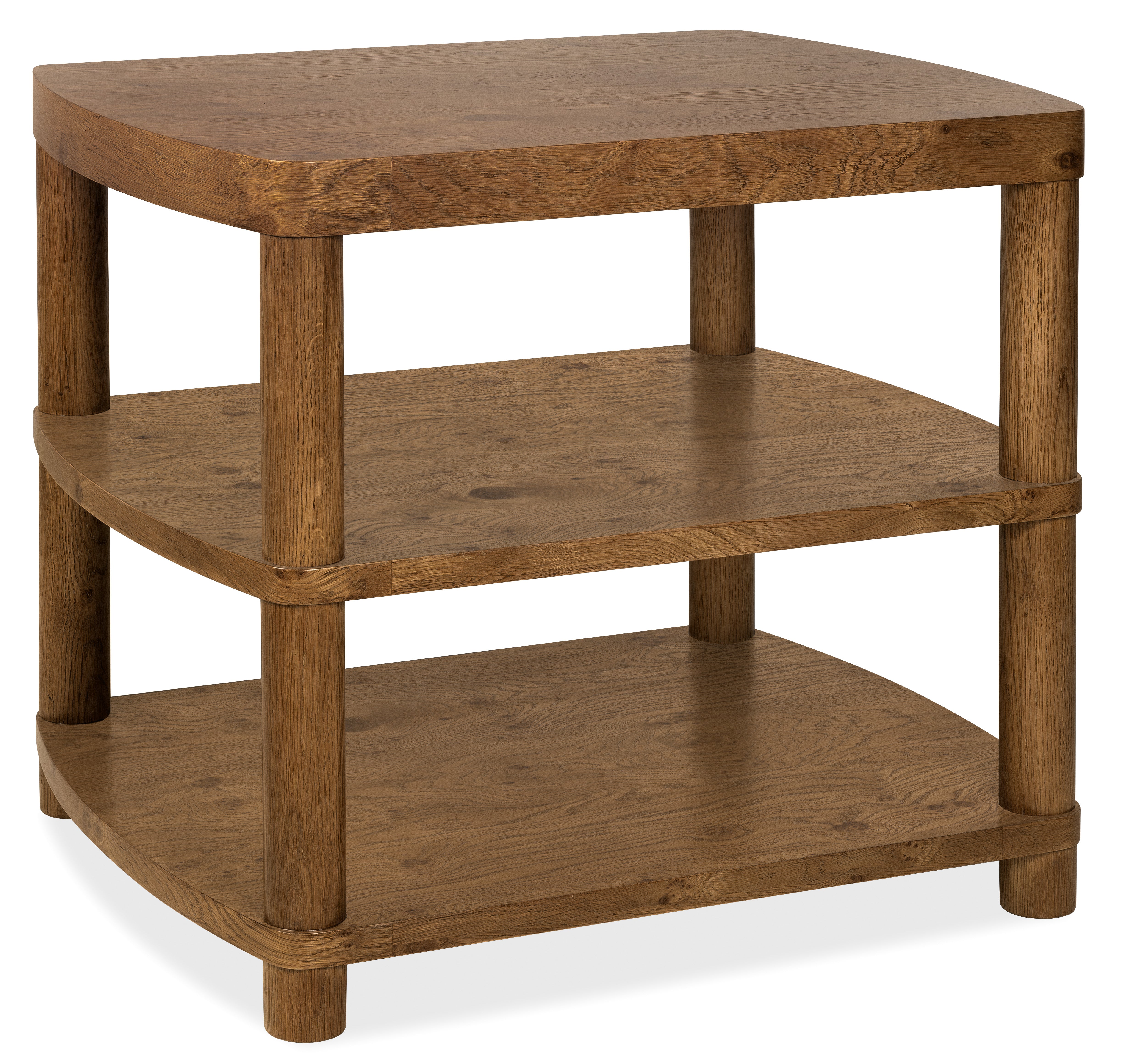 Hooker Furniture Melange Romano End Table in Medium Wood