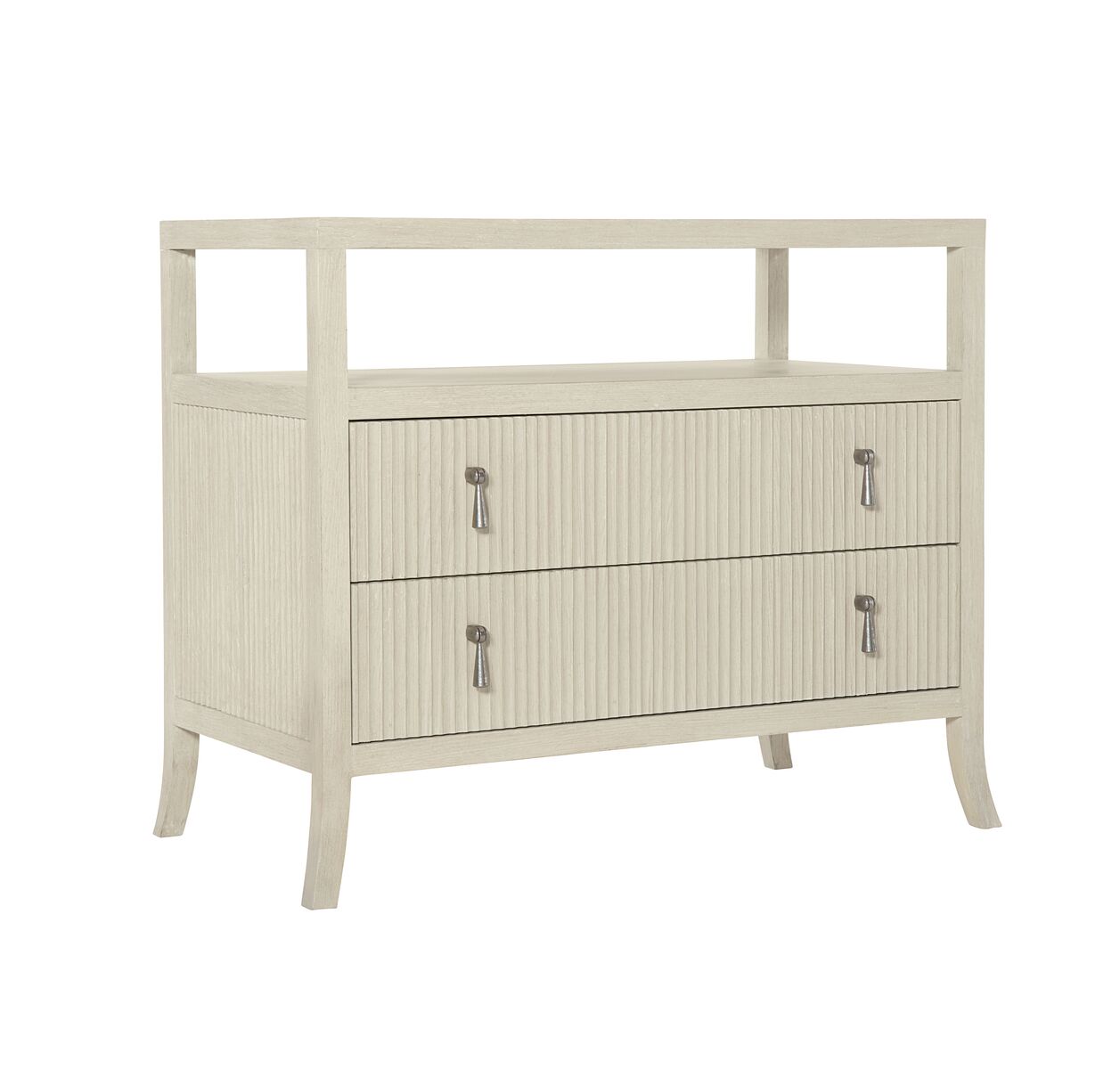 Bernhardt Furniture East Hampton Nightstand in Cerused Linen