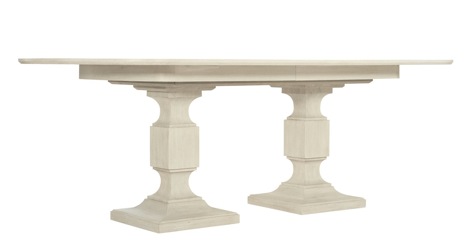 Bernhardt Furniture East Hampton Rectangular Dining Table in Cerused Linen