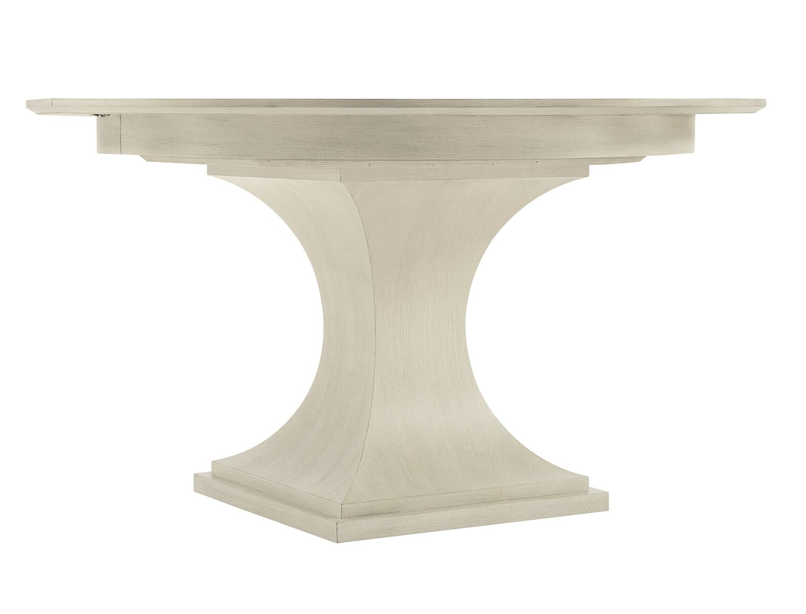 Bernhardt Furniture East Hampton Round Dining Table in Cerused Linen