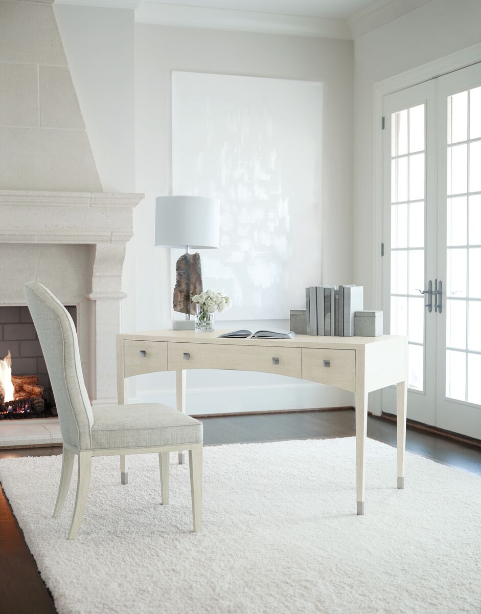 Bernhardt Furniture East Hampton Desk in Cerused Linen