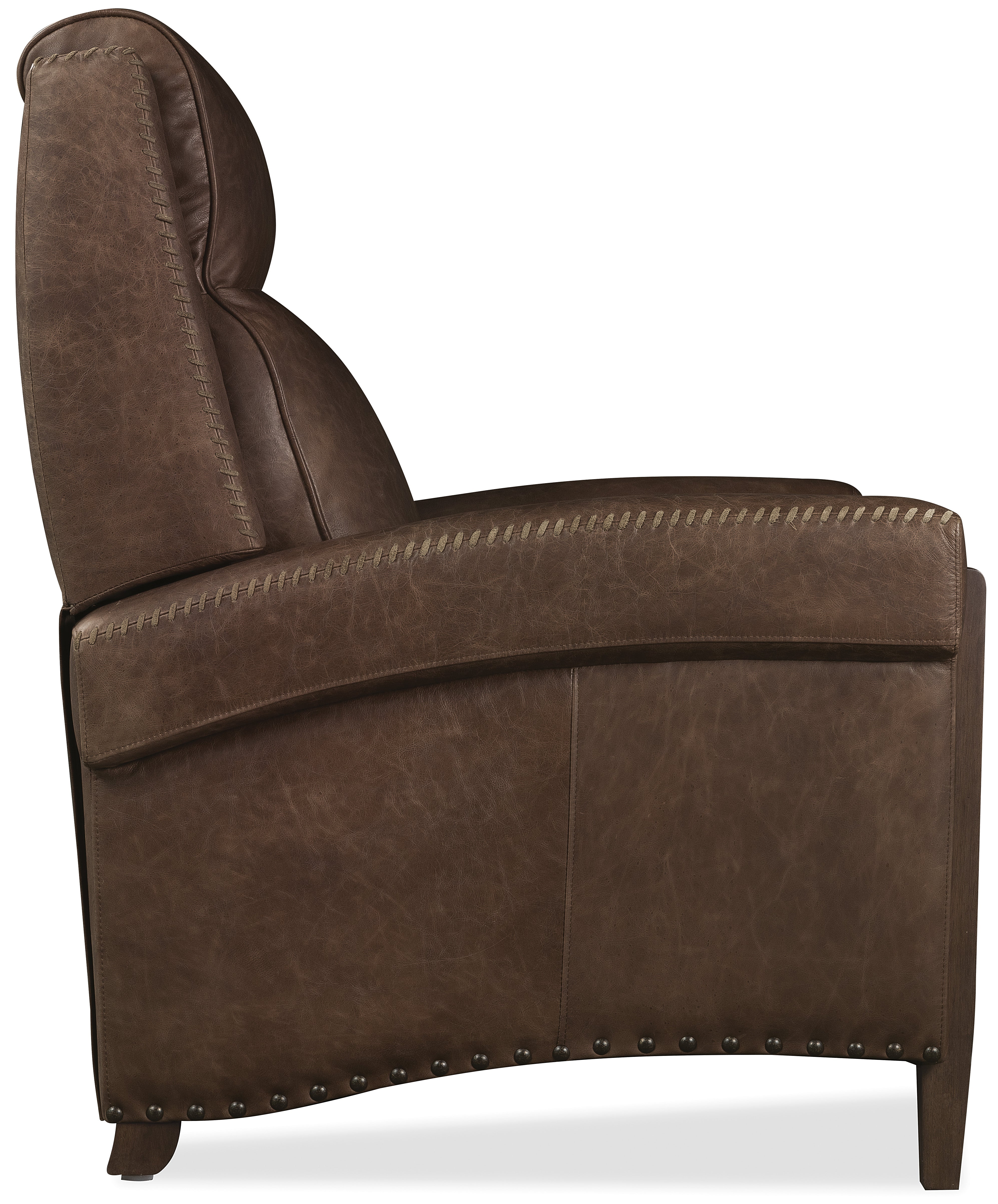 Hooker Furniture Whitton Power Recliner with Power Headrest in Brown