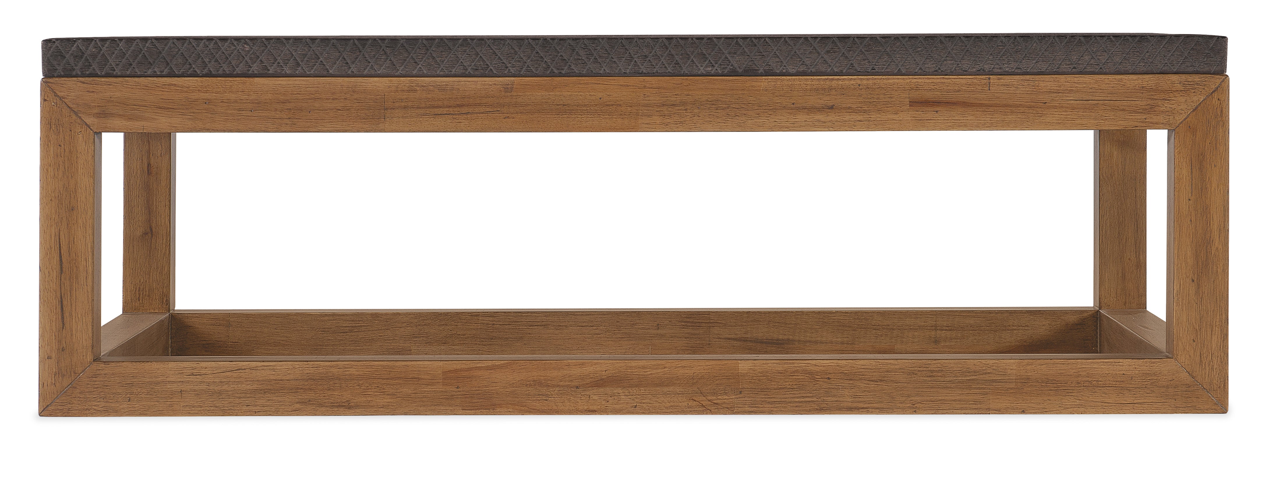 Hooker Furniture Big Sky Cocktail Table in Medium Brown
