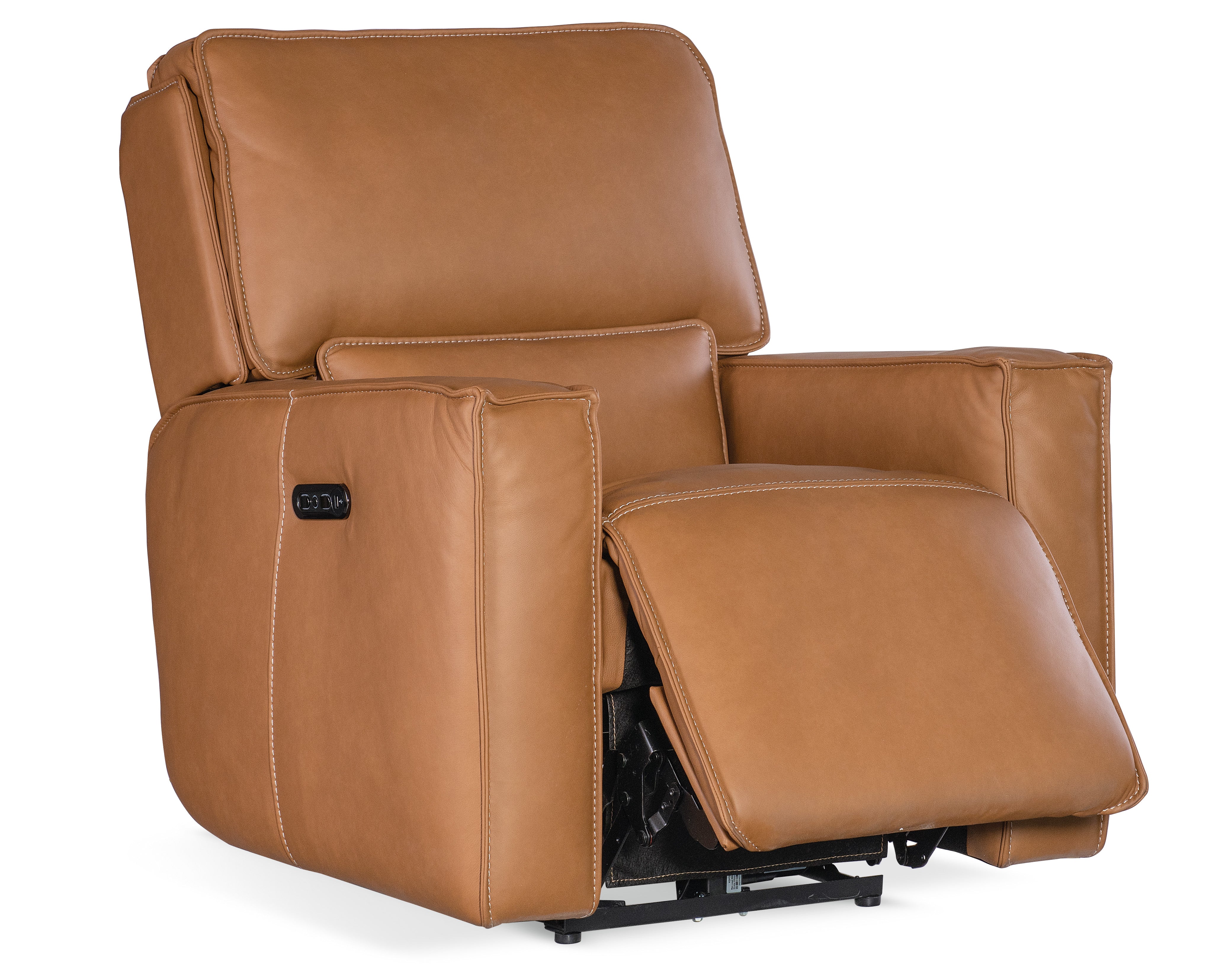 Hooker Furniture Miles Zero Gravity Power Recliner with Power Headrest in Brown