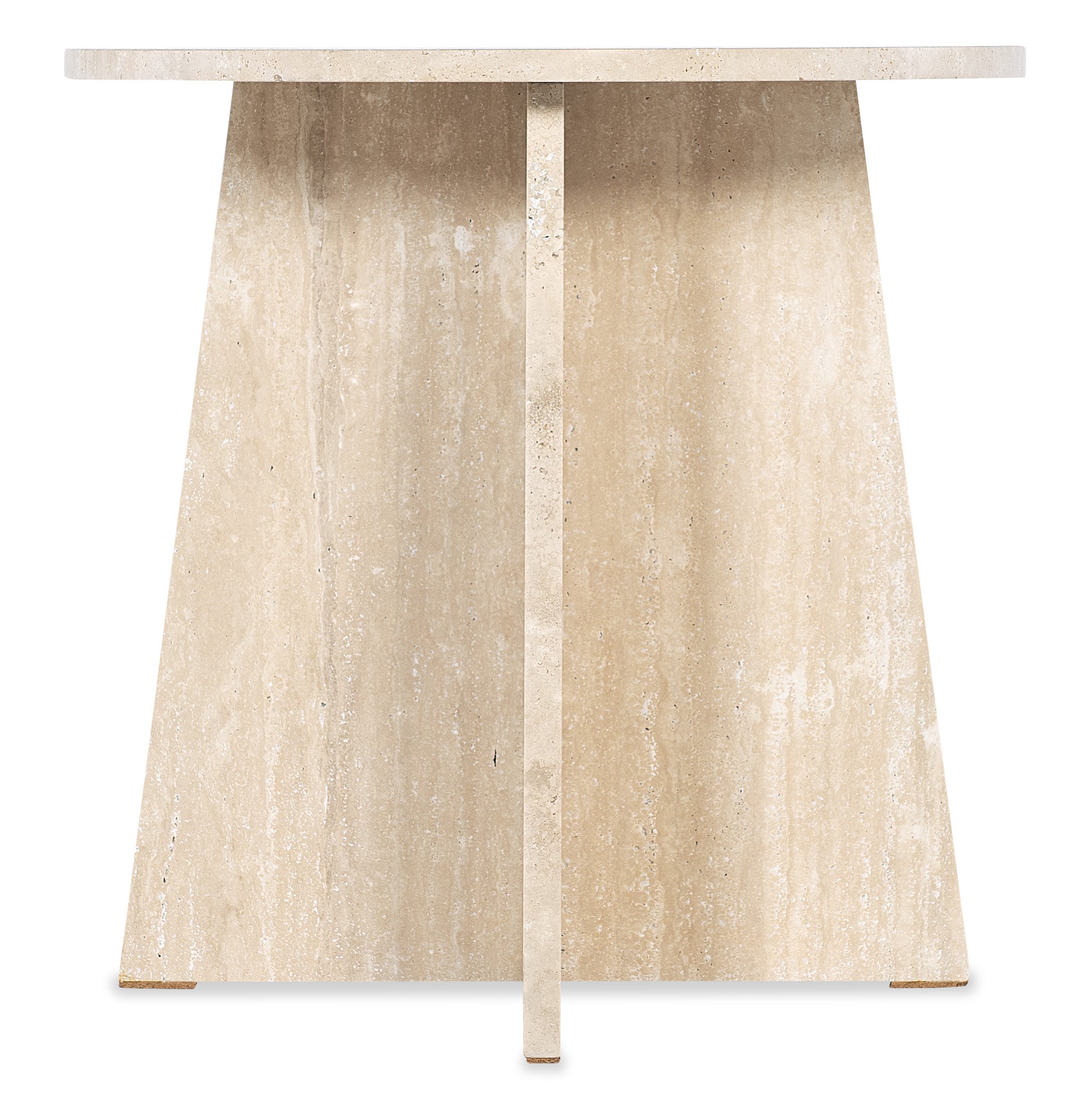Hooker Furniture Melange Cirque End Table in Whites/Creams/Beiges
