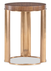 Hooker Furniture Eleana Accent Table in Medium Wood