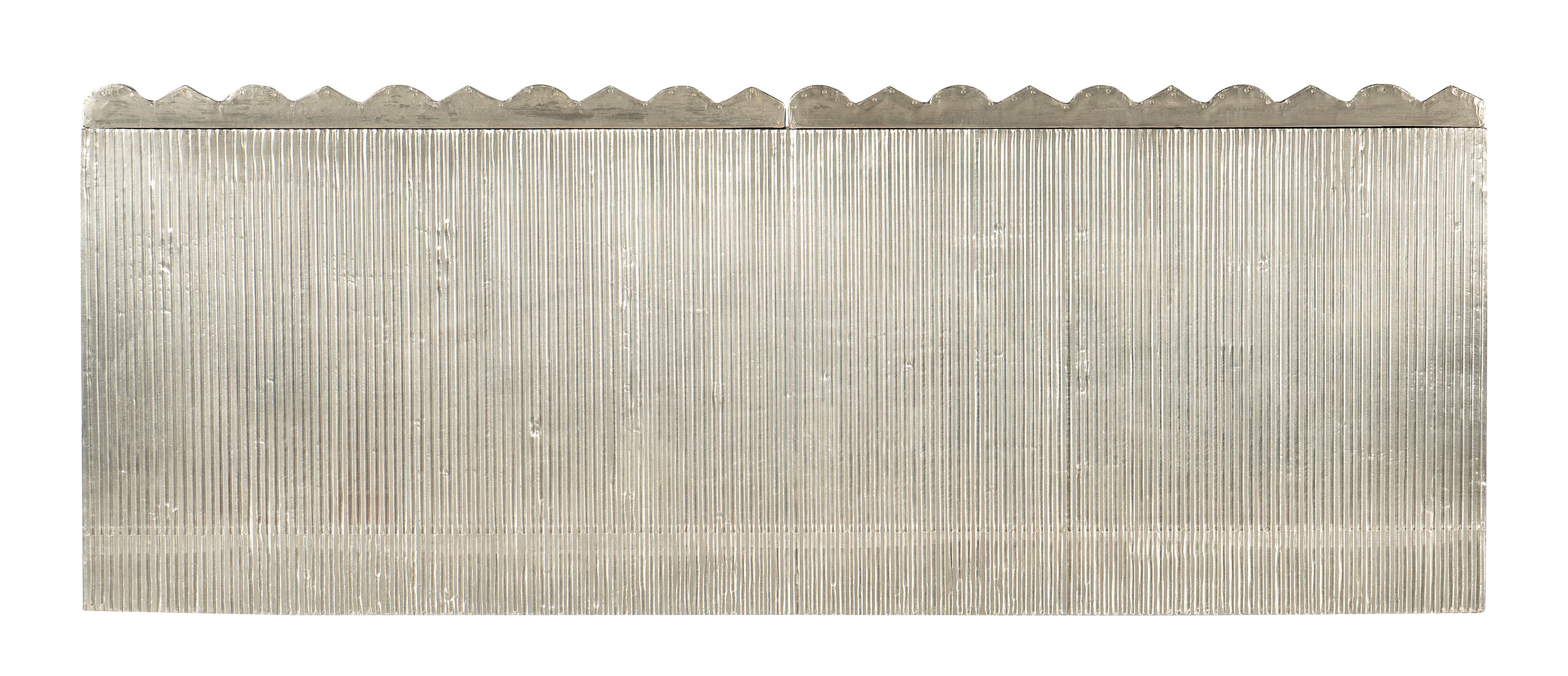 Hooker Furniture Melange Mackenna Two Door Chest in Silver