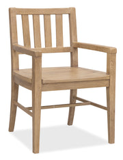 Hooker Furniture Driftwood Splatback Arm Chair