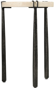 Hooker Furniture Driftwood Metal Spot Table in Grays