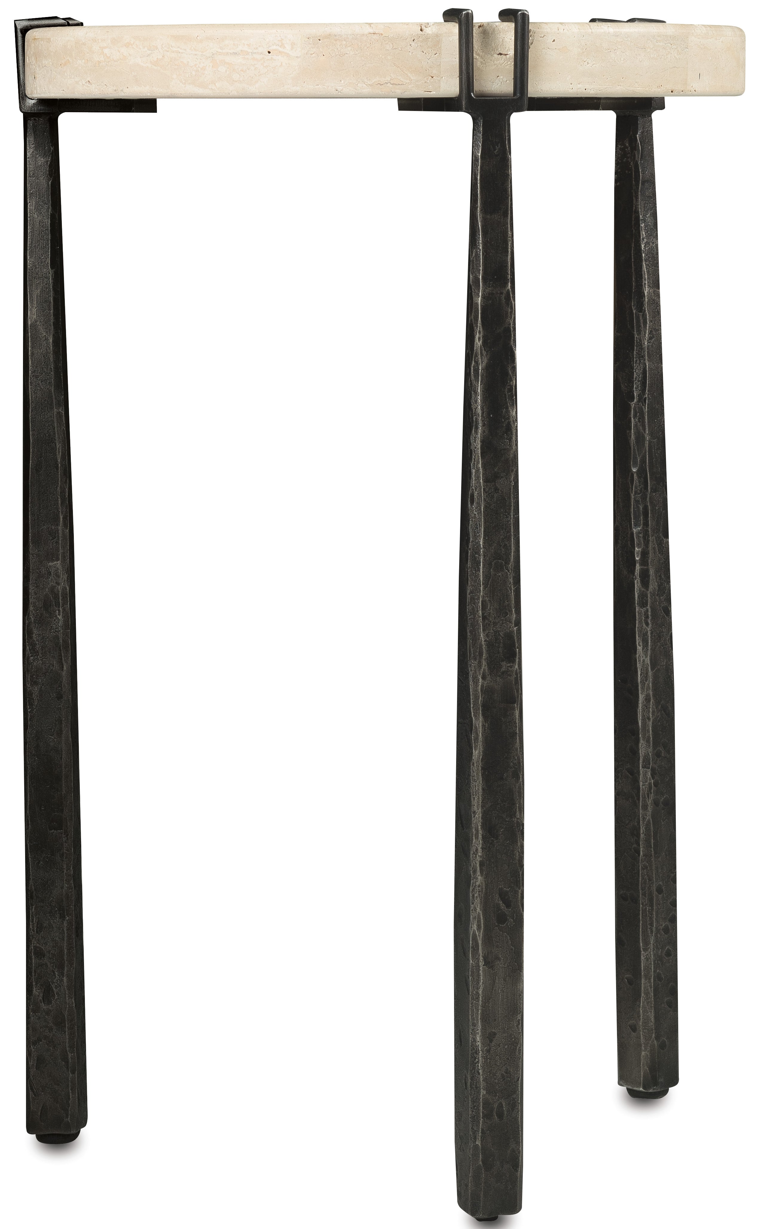 Hooker Furniture Driftwood Metal Spot Table in Grays