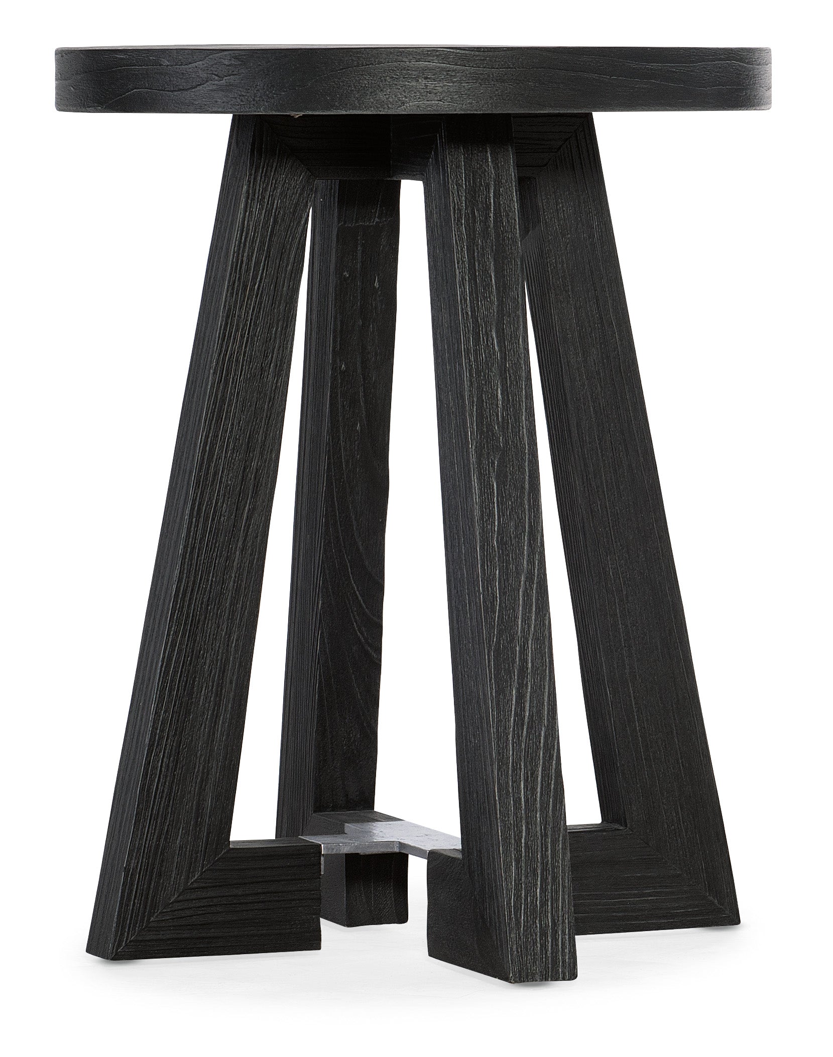Hooker Furniture Chapman Shou Sugi Ban Side Table in Blacks