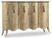 Hooker Furniture Melange Draped Credenza in Light Brown