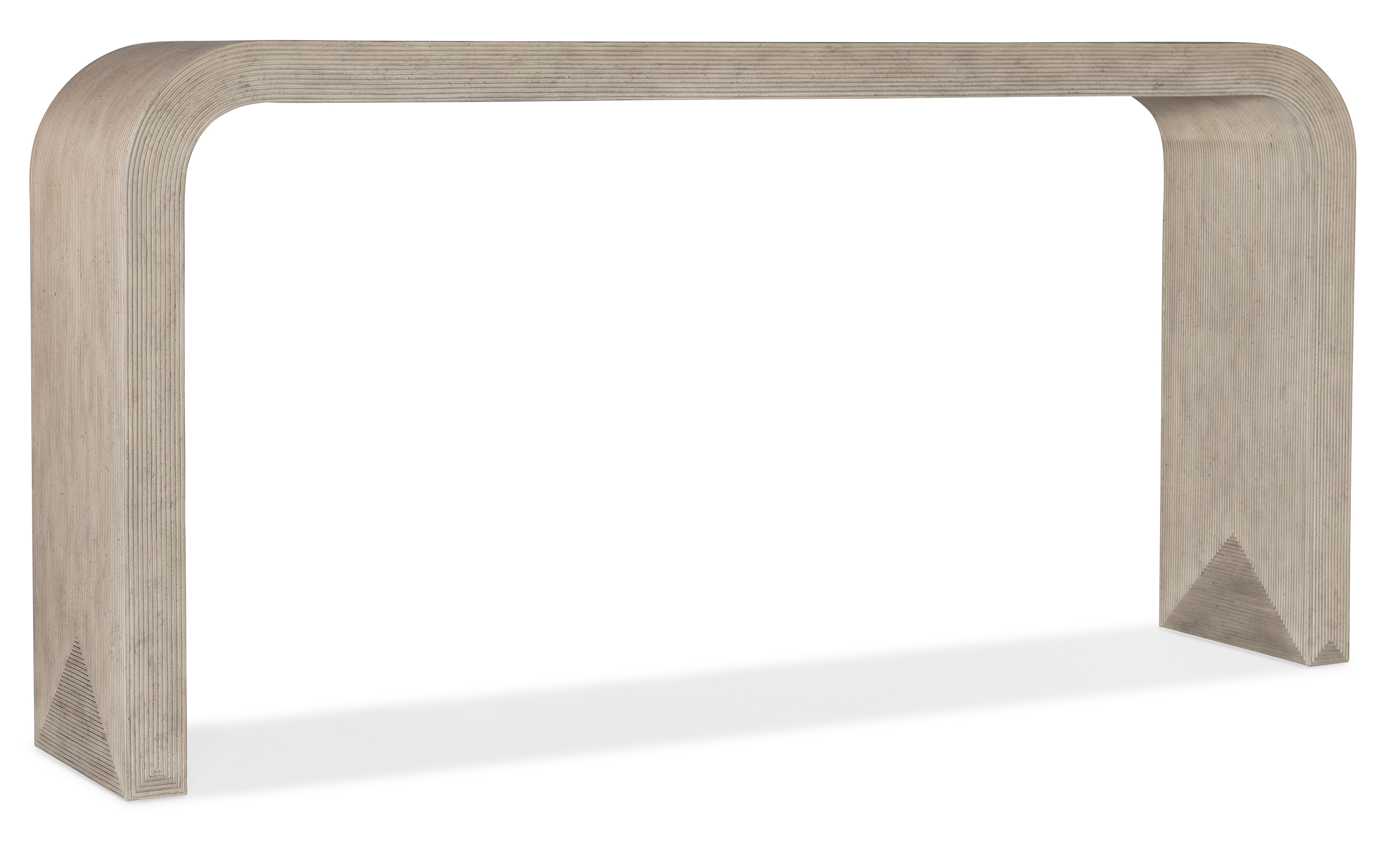 Hooker Furniture Commerce & Market Delta Console Table in Light Brown