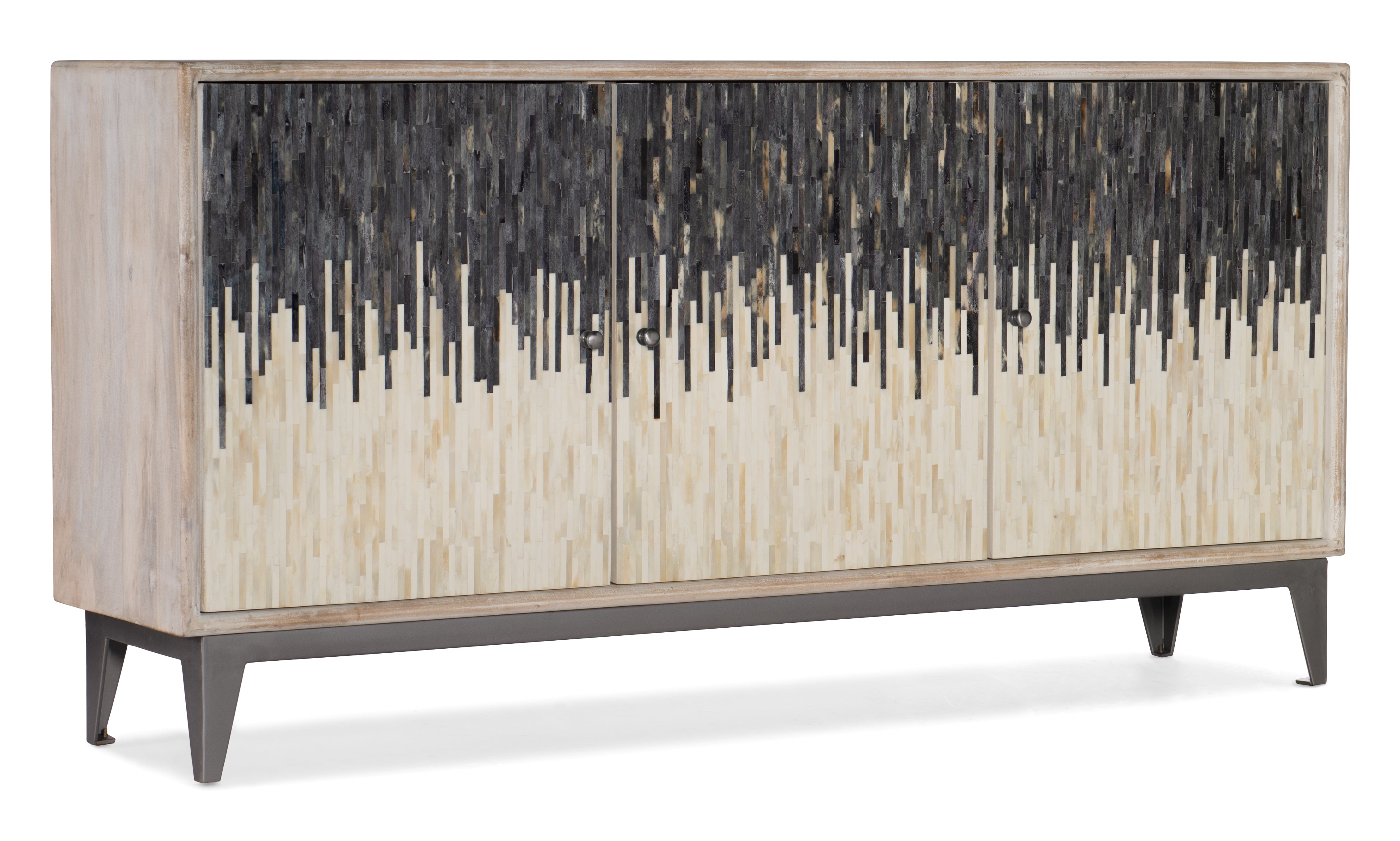 Hooker Furniture Three Door Console in Light Brown