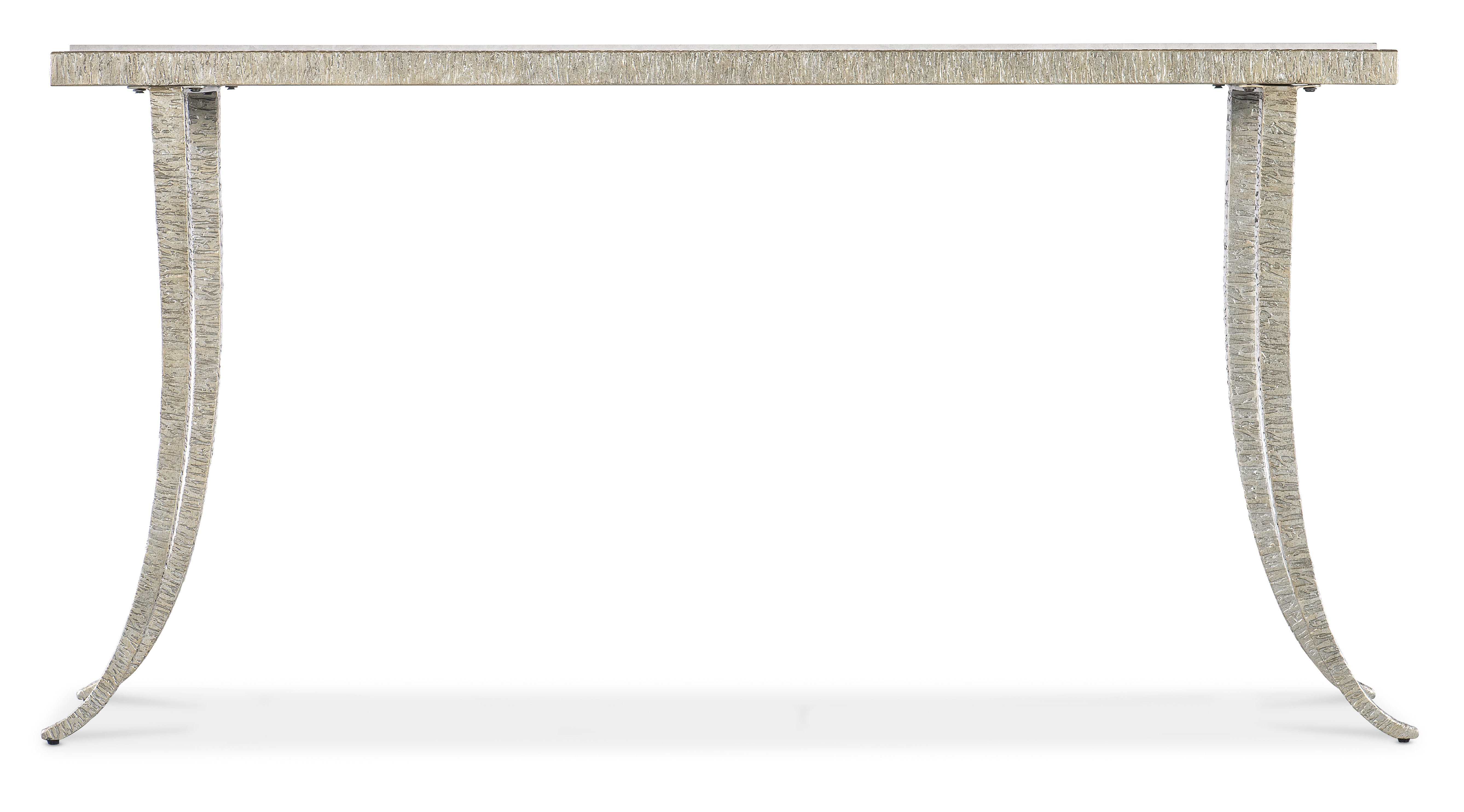 Hooker Furniture Melange Sabre Console Table in Silver