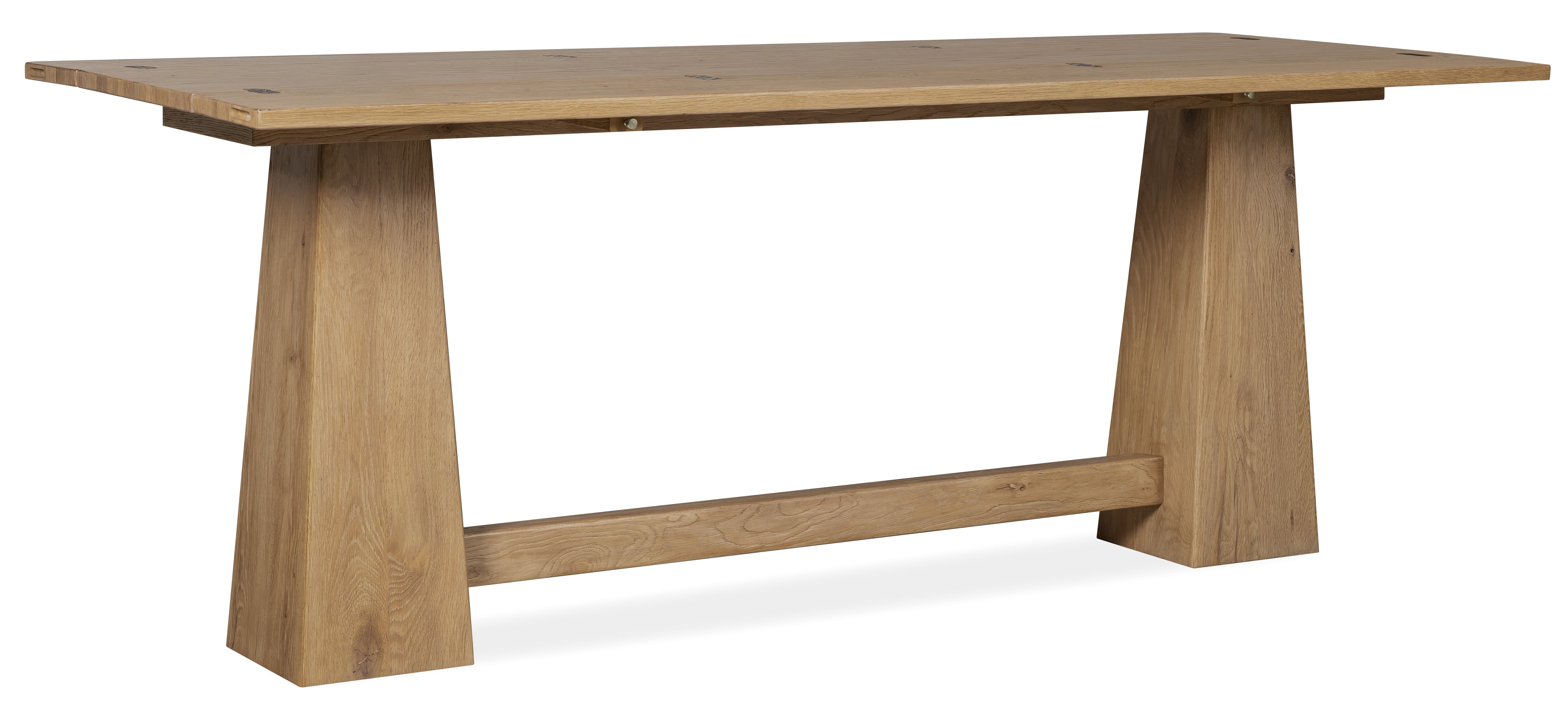 Hooker Furniture Driftwood Flip-Top Console Table in Light Wood