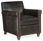 Hooker Furniture Potter Club Chair in Dark Brown