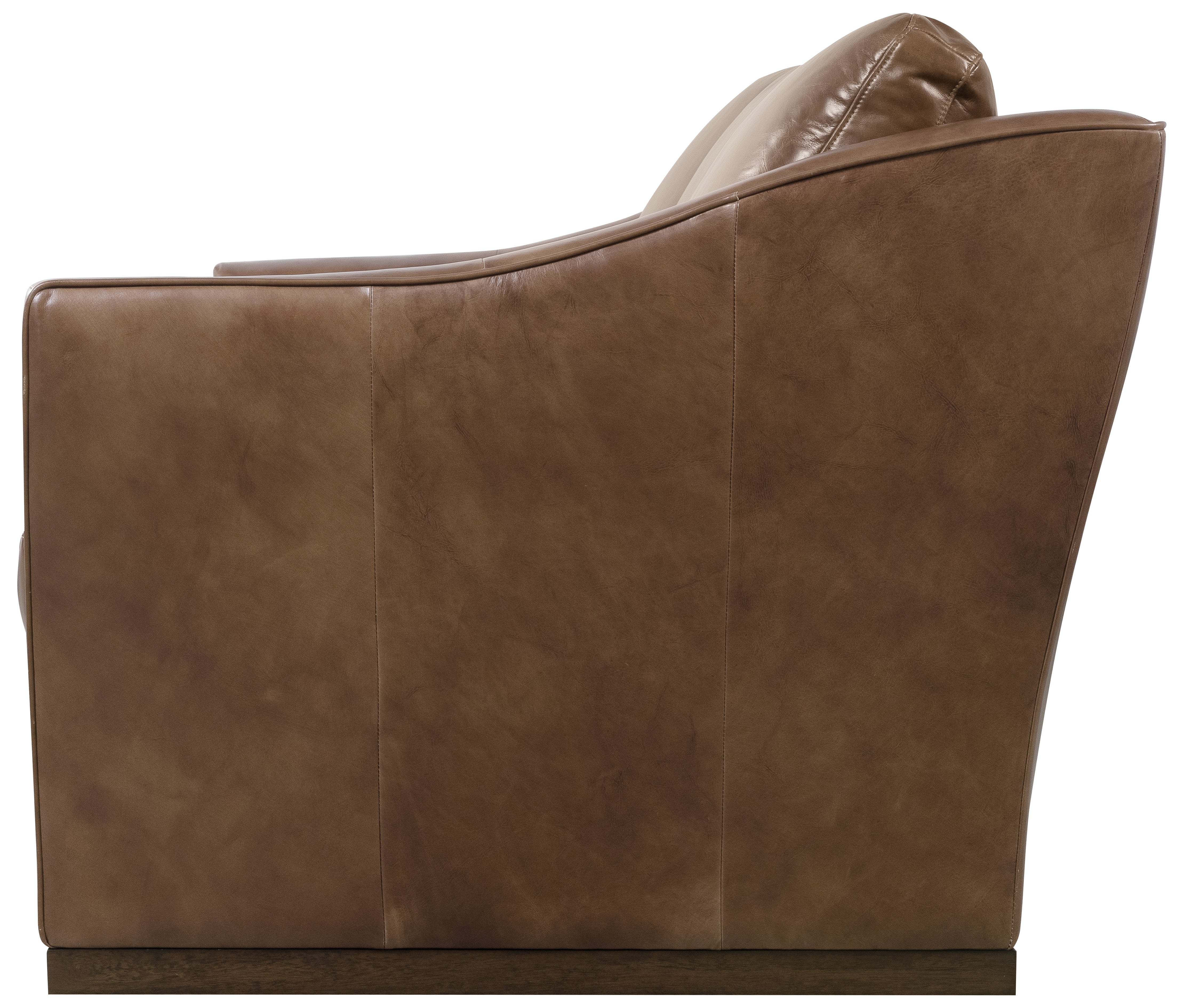 Hooker Furniture Fairfax Stationary Sofa in Brown