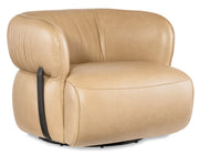 Hooker Furniture McGuire Swivel Chair in Beige