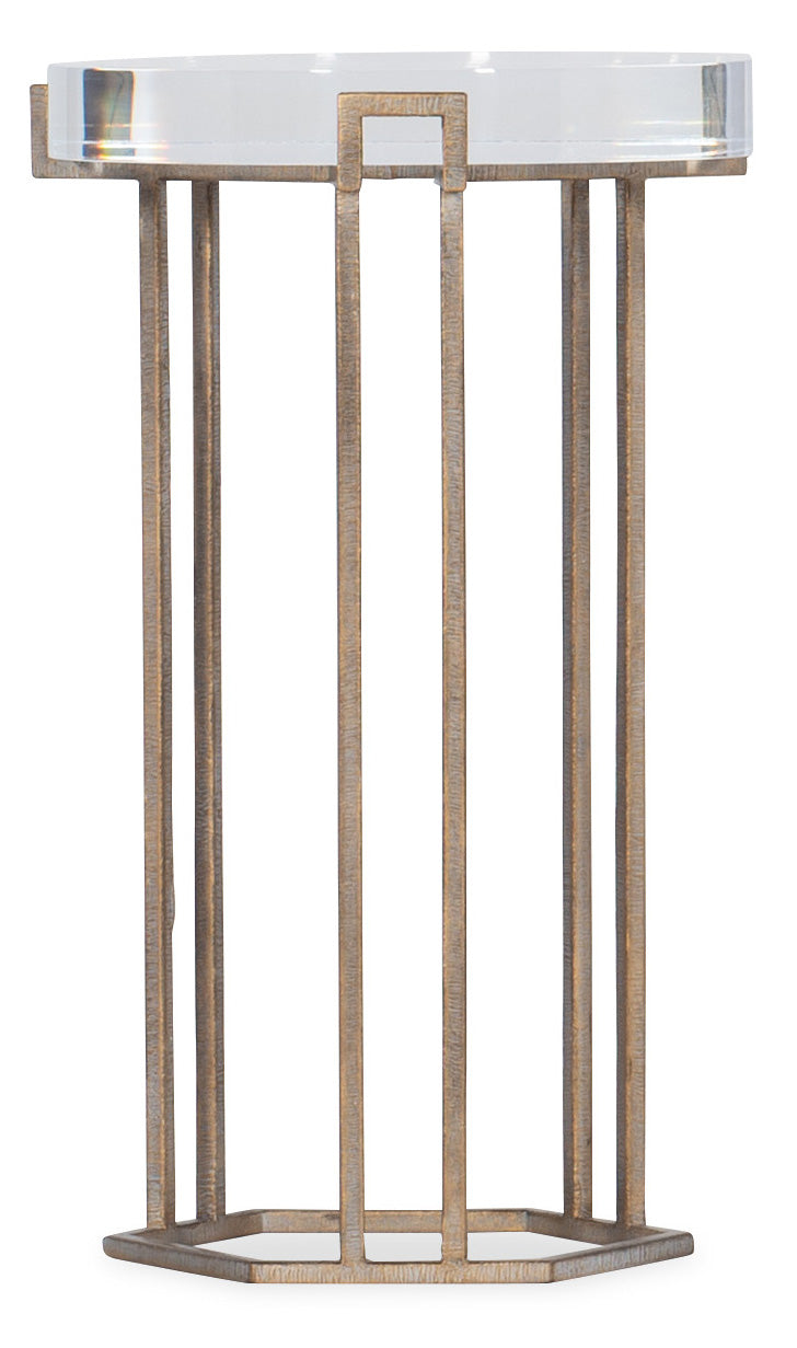 Hooker Furniture Melange Grove Round End Table in Gold