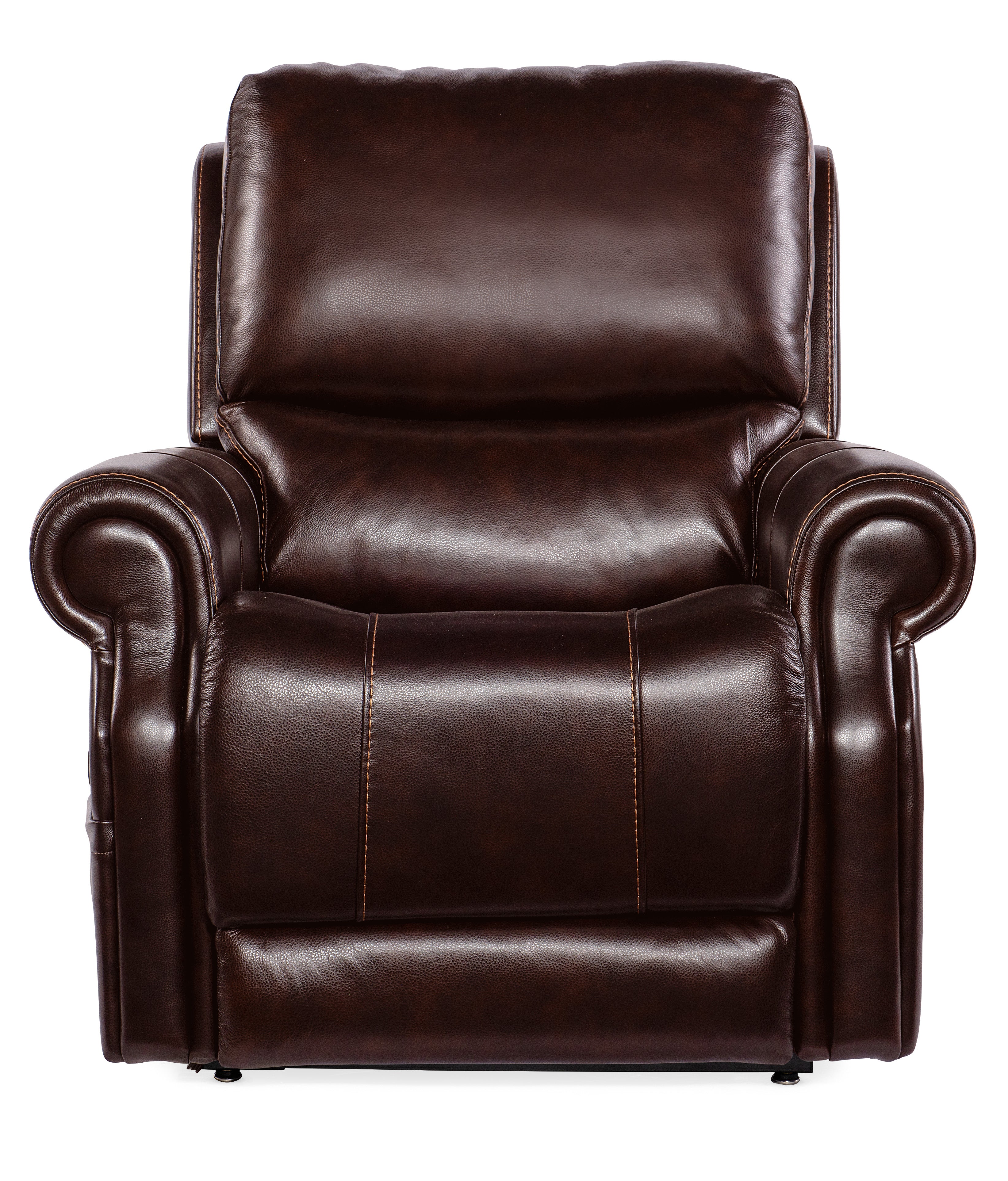 Hooker Furniture Eisley Power Recliner with Power Headrest, Lumbar & Lift in Dark Brown