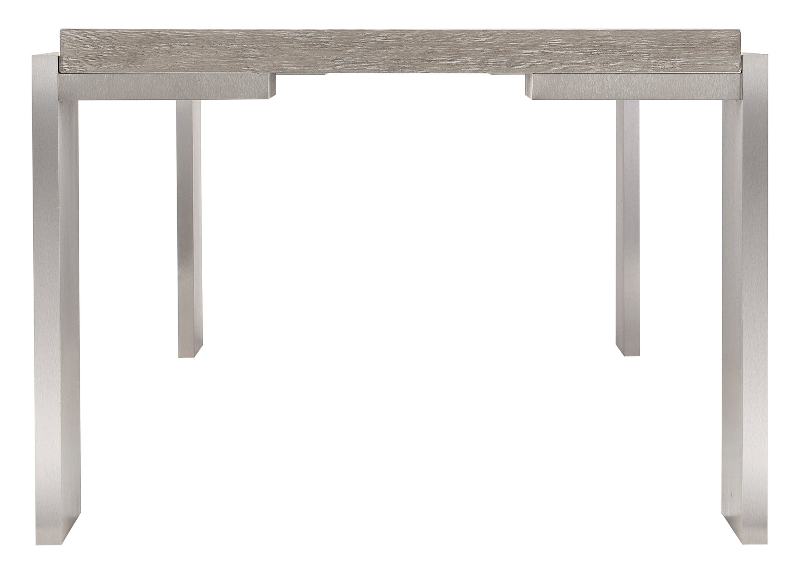 Bernhardt Furniture Foundations Rectangular Dining Table in Light Shale