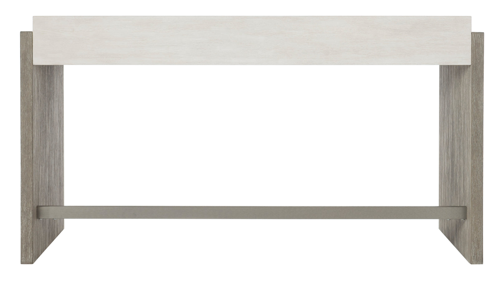 Bernhardt Furniture Foundations Desk in Light Shale & Linen