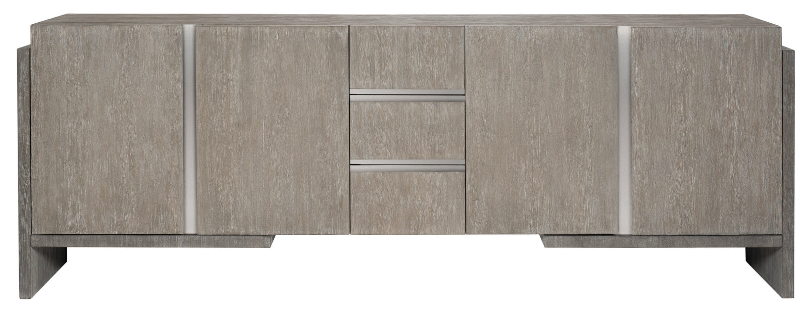 Bernhardt Furniture Foundations Entertainment Credenza in Dark & Light Shale