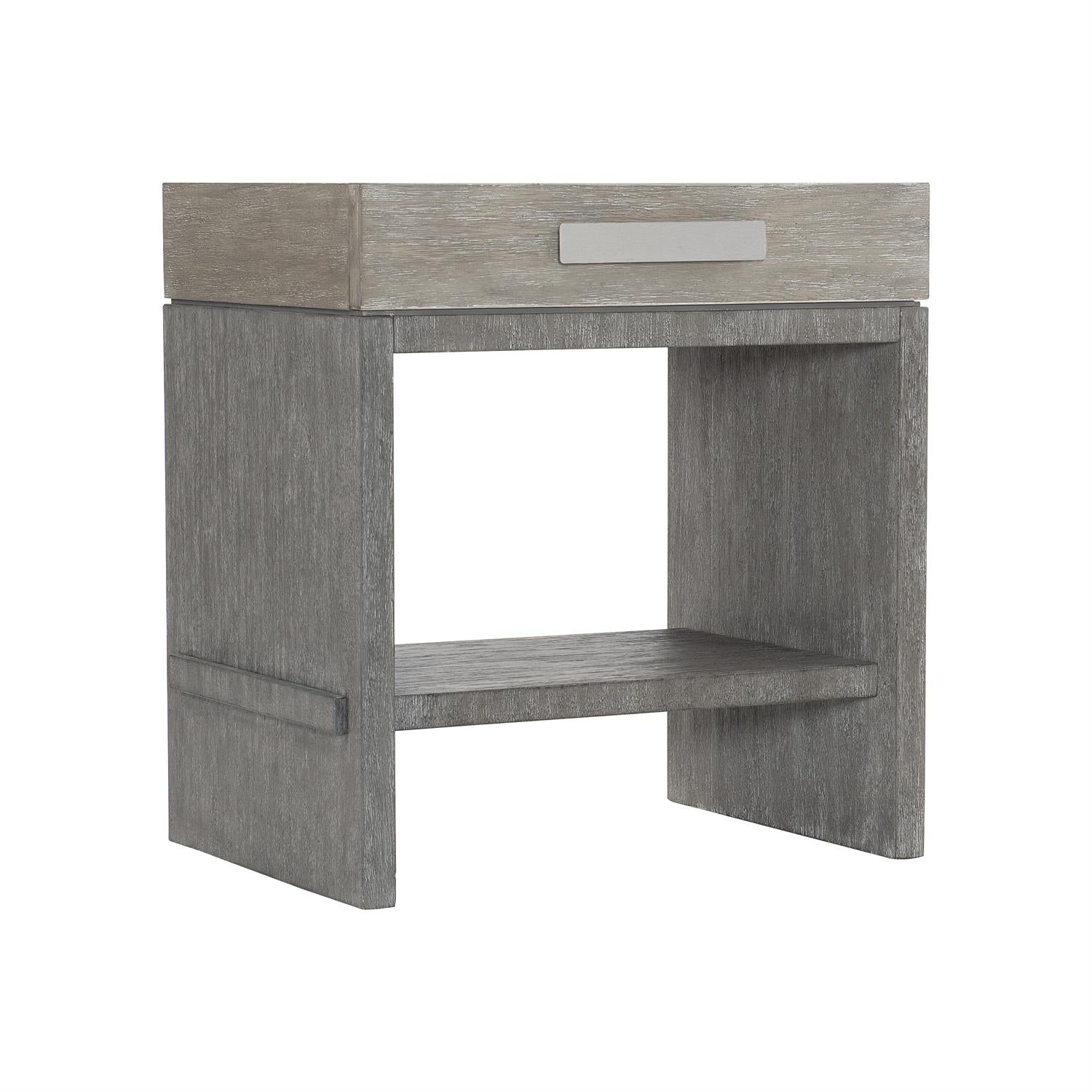 Bernhardt Furniture Foundations Nightstand in Dark & Light Shale