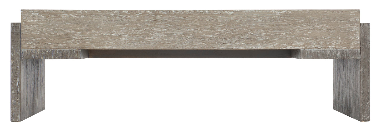 Bernhardt Furniture Foundations Cocktail Table in Dark & Light Shale