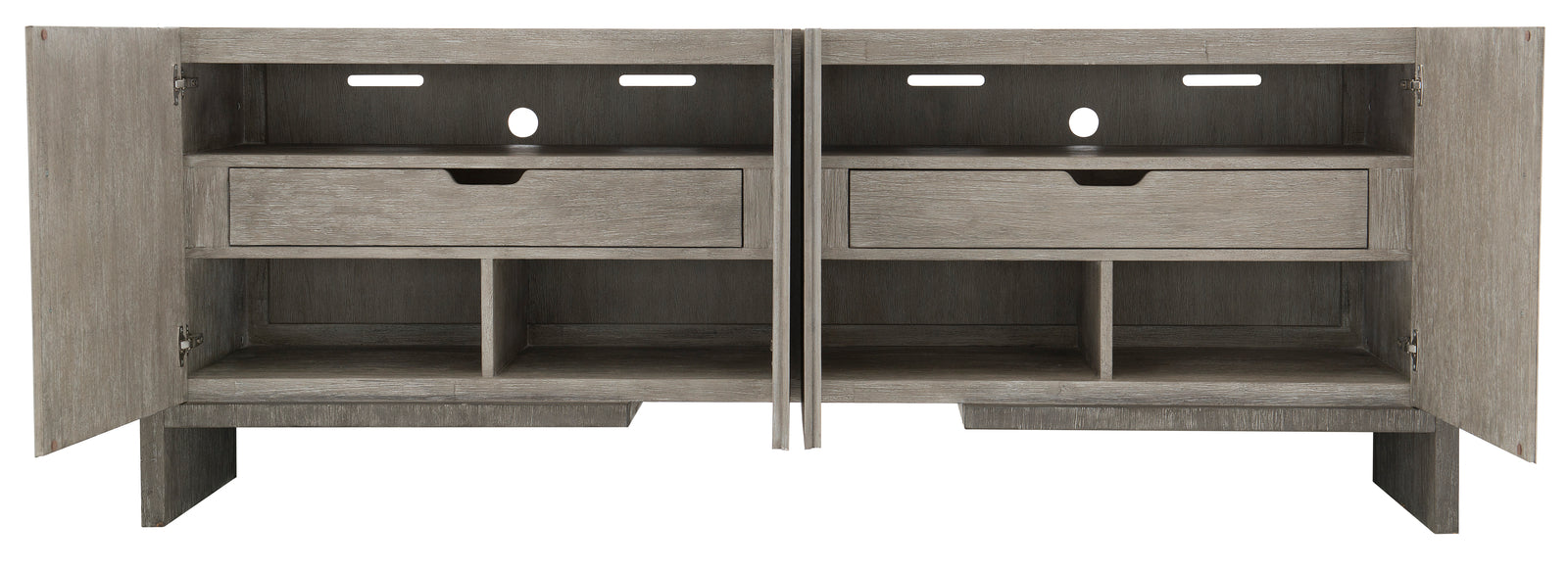 Bernhardt Furniture Foundations Buffet in Dark & Light Shale