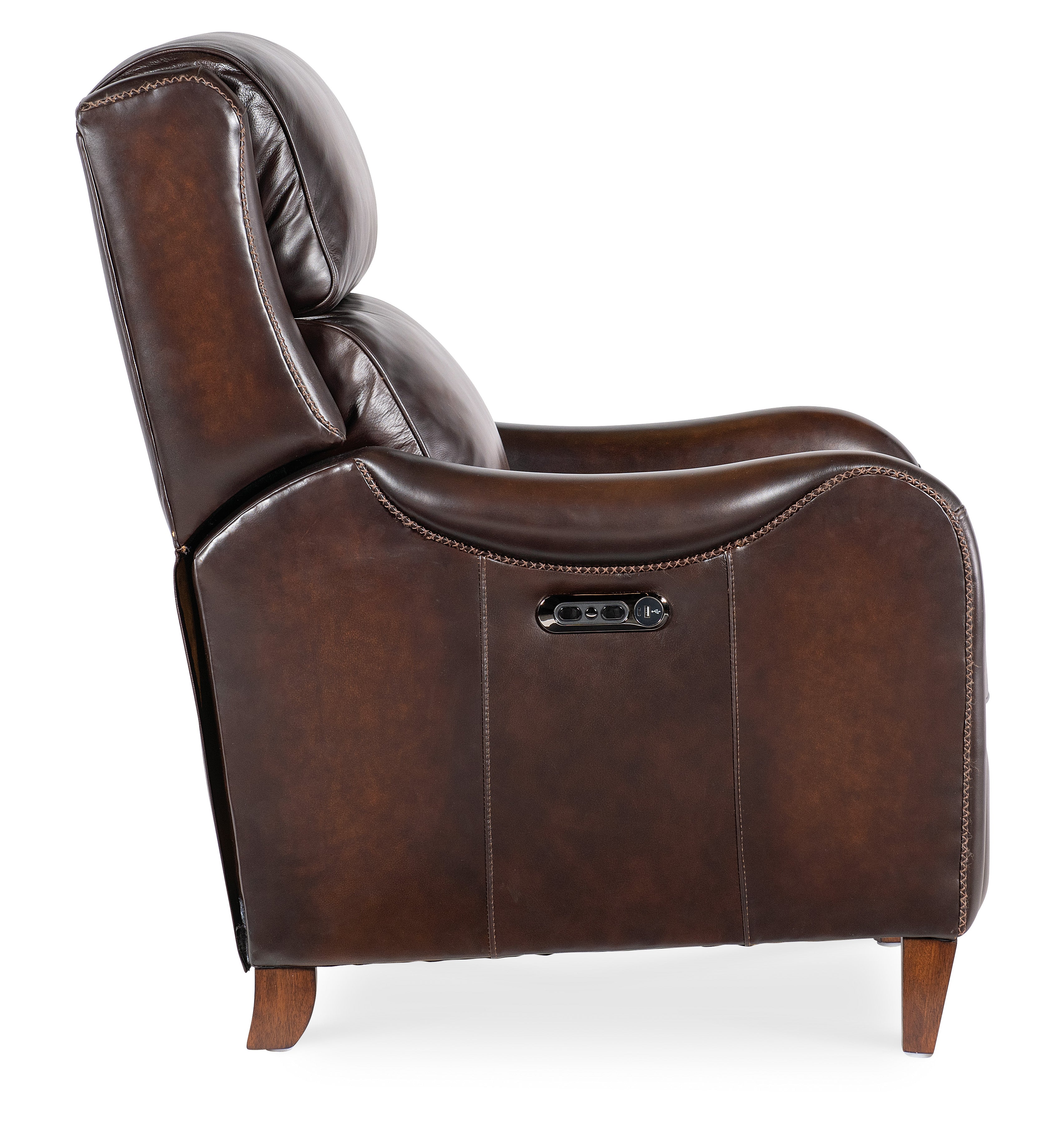 Hooker Furniture Carrington Power Recliner w/Power Headrest in Brown