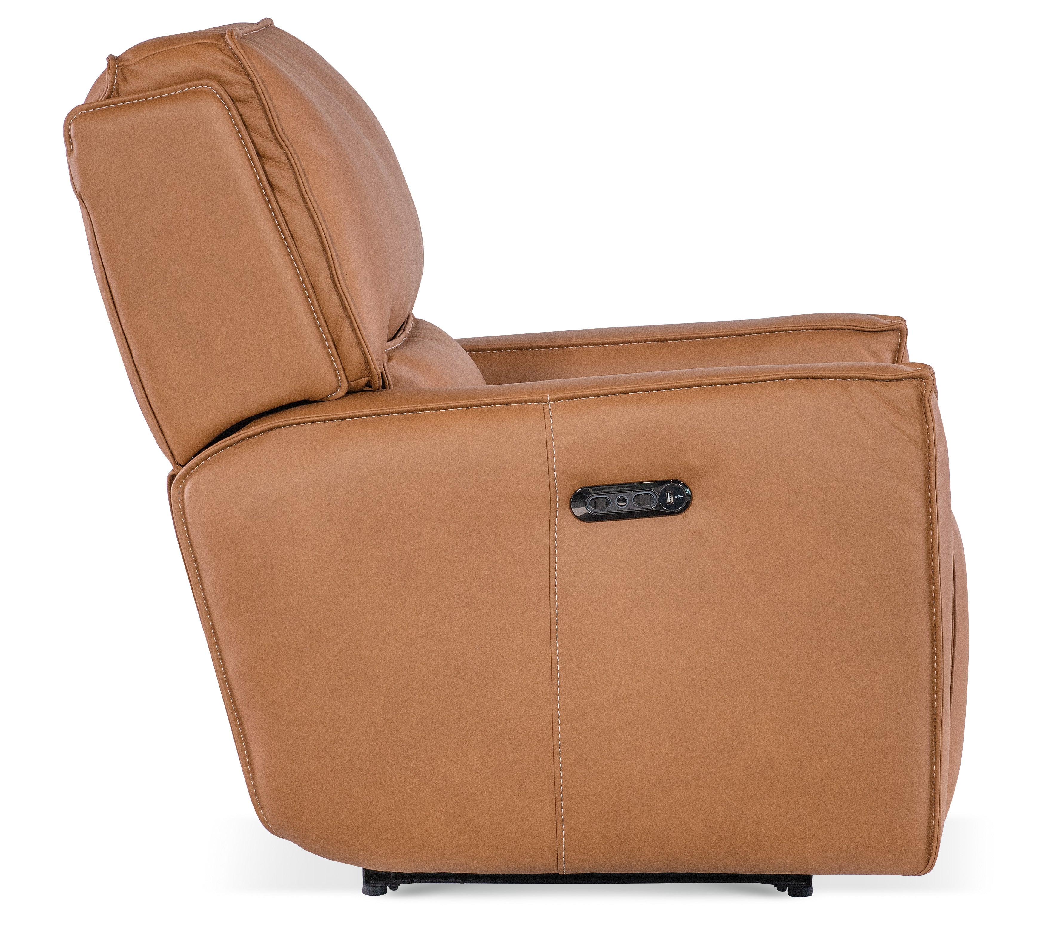 Hooker Furniture Miles Zero Gravity Power Recliner with Power Headrest in Brown