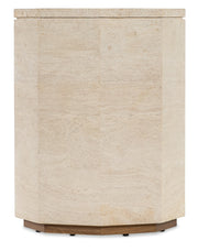 Hooker Furniture Commerce and Market Haven Spot Table in Whites/Creams/Beiges