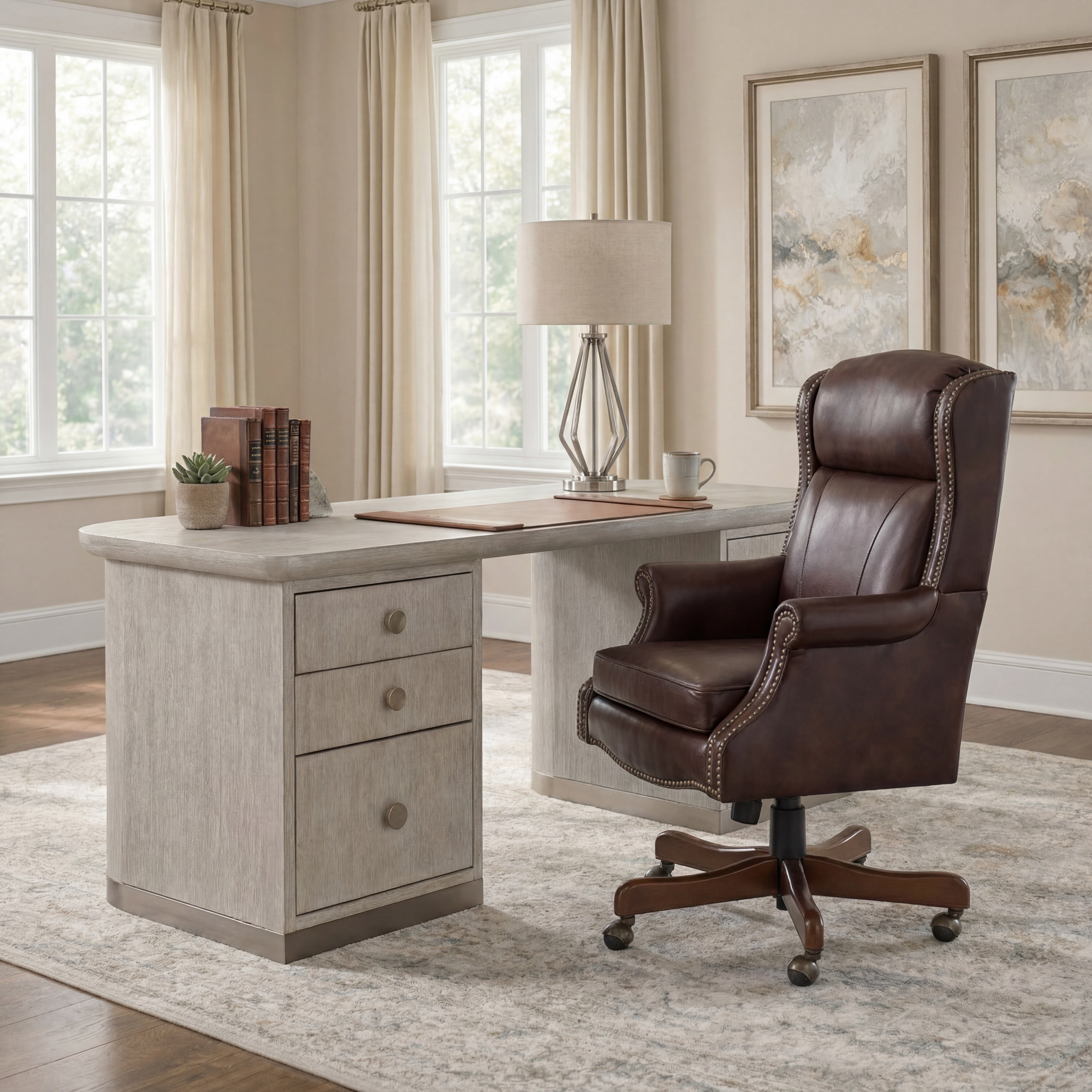 Hooker Furniture Merlin Executive Swivel Tilt Chair