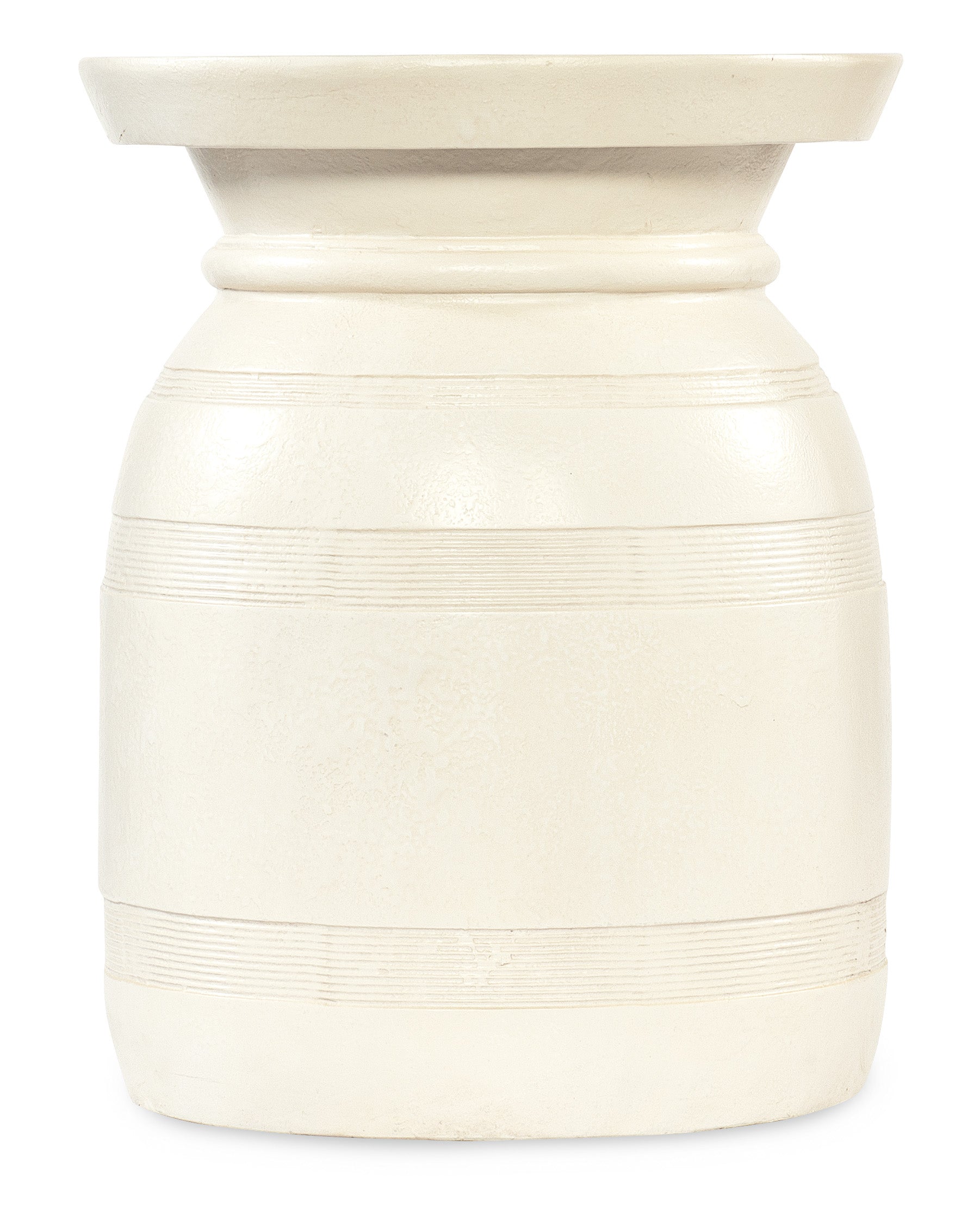 Hooker Furniture Big Sky Tahoe Urn Spot Table in White