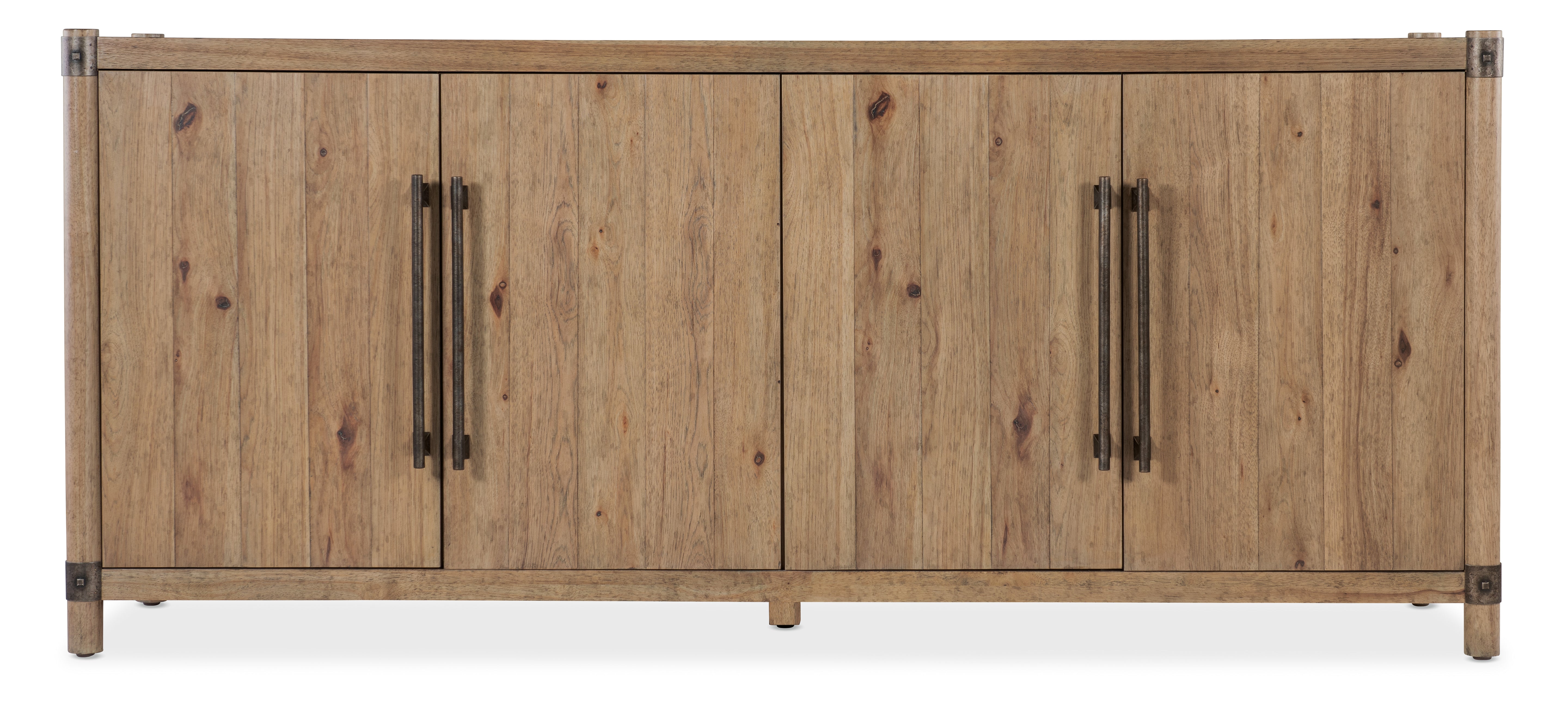 Hooker Furniture Vineyard Row Entertainment Credenza in Light Wood