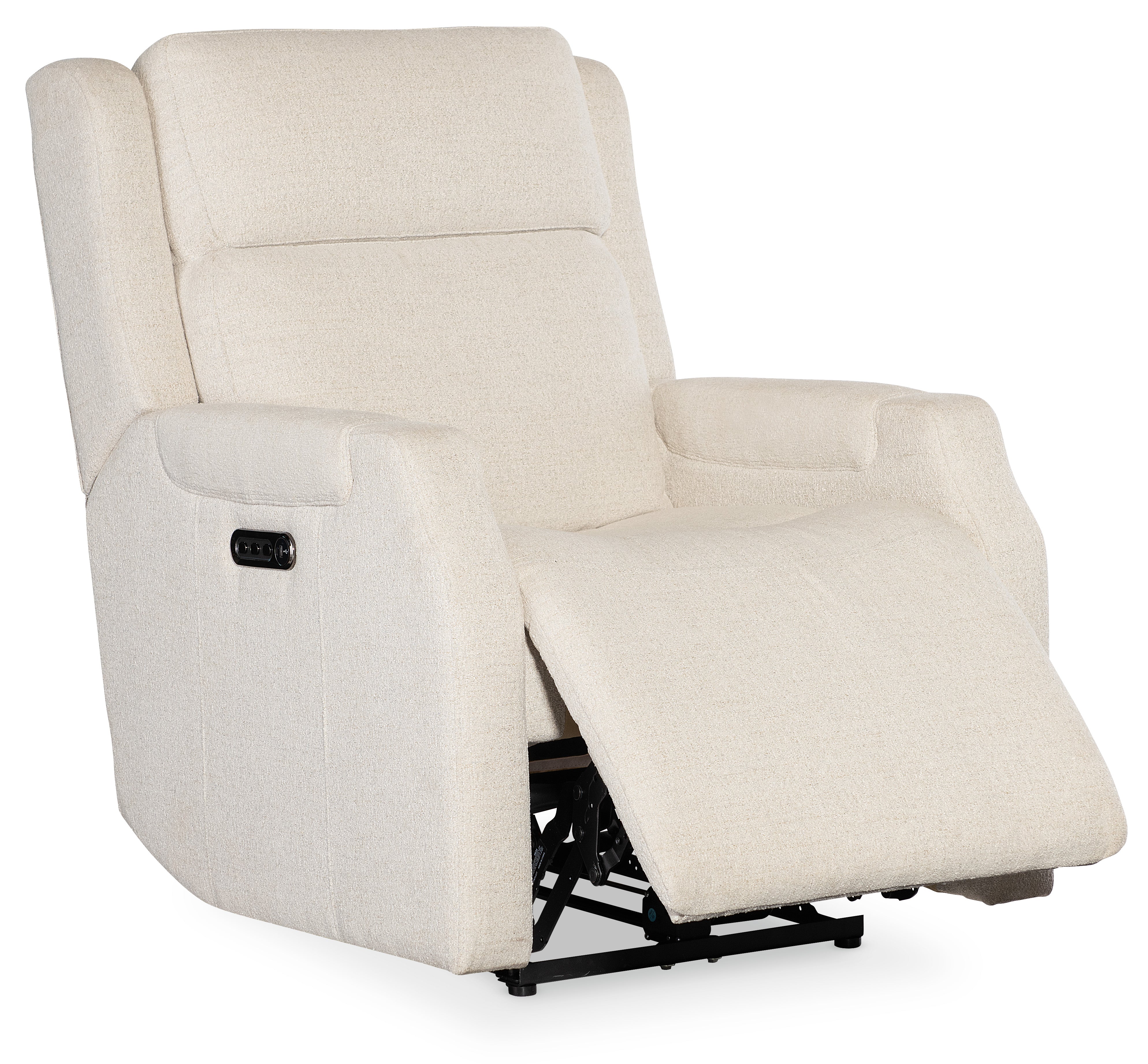 Hooker Furniture Nelson Zero Gravity Power Recliner with Power Headrest and Lumbar in White